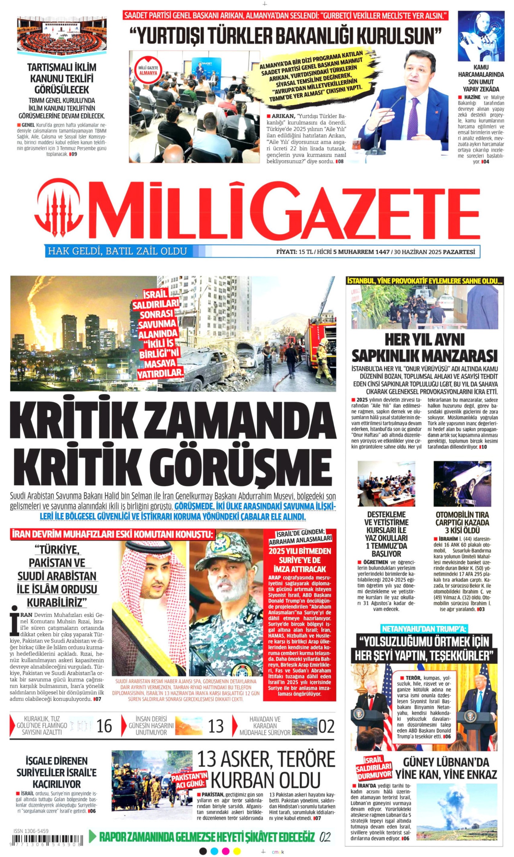 30 Haziran gazete manşetleri... CHP'de kritik gün: 'Dananın kuyruğu kopacak mı?'