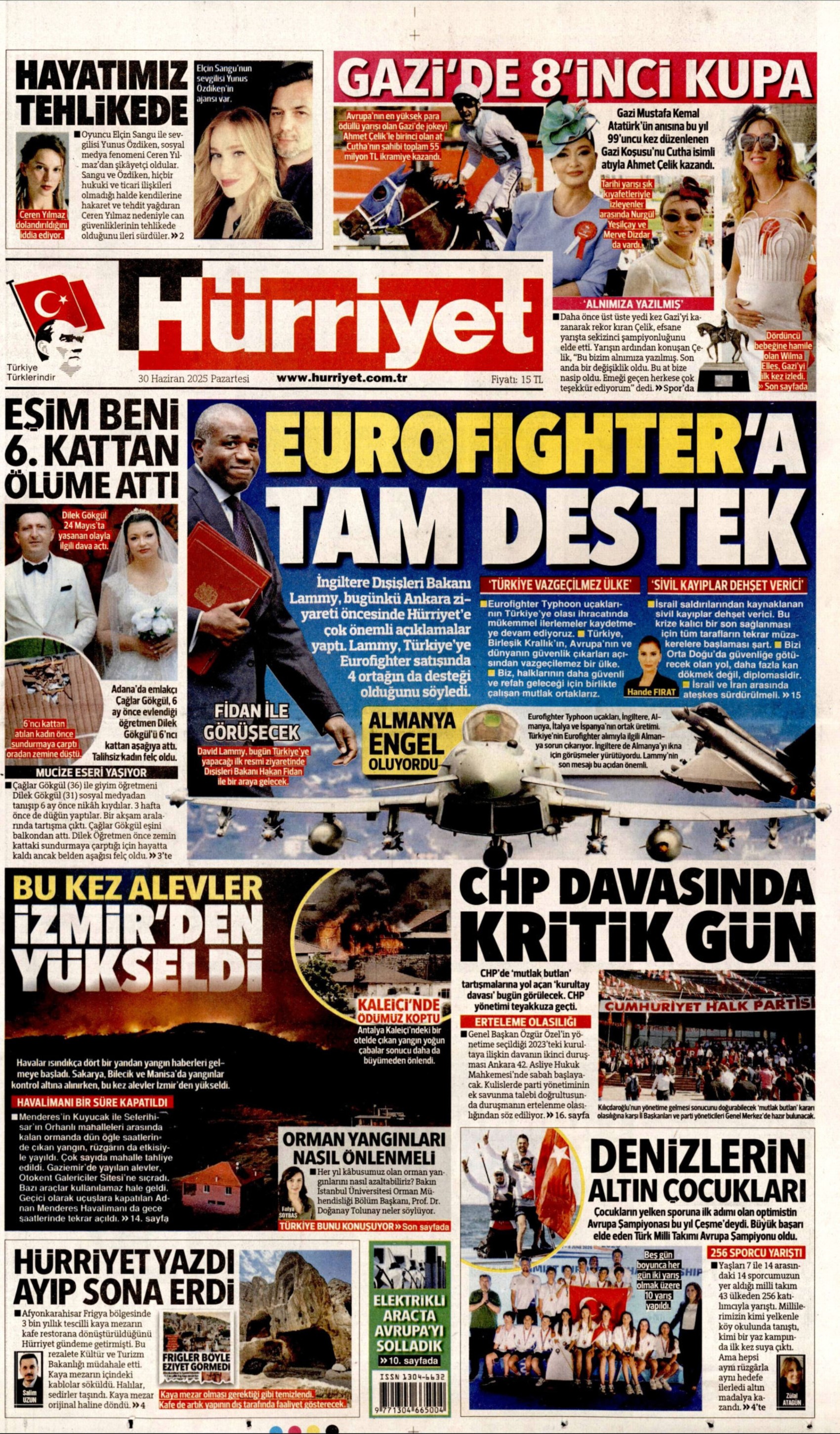 30 Haziran gazete manşetleri... CHP'de kritik gün: 'Dananın kuyruğu kopacak mı?'