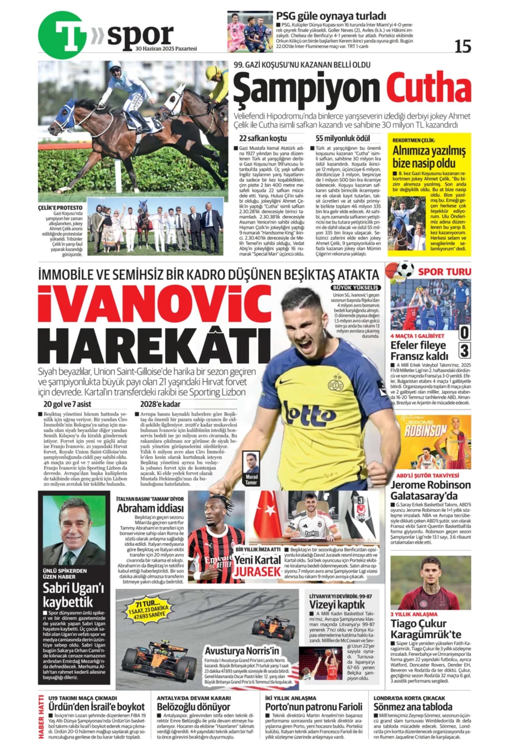 Sporda günün manşetleri... Fenerbahçe Jhon Duran transferini bitirdi: Osimhen kızdırıyor!