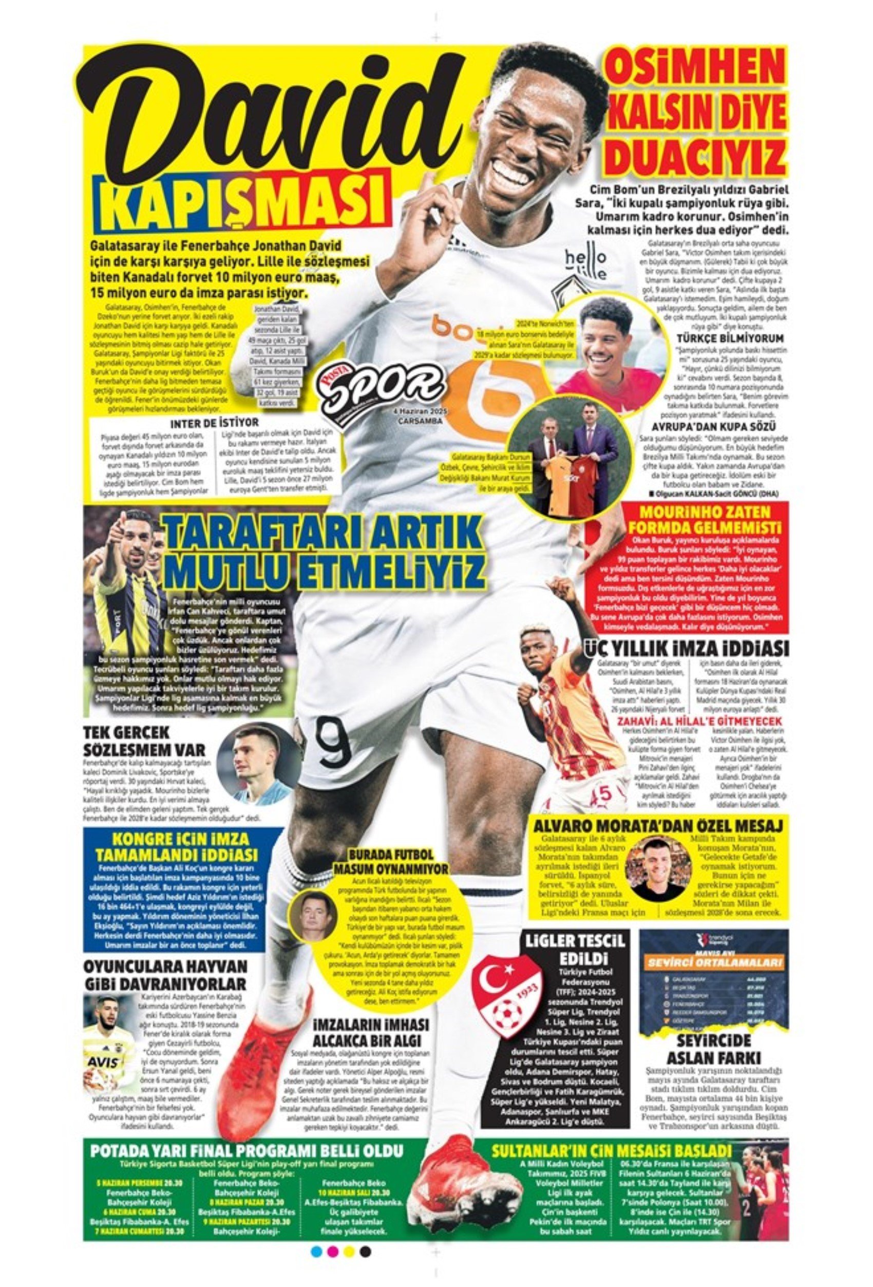 Sporda günün manşetleri... Dusan Vlahovic Fenerbahçe'ye geliyor: Uğurcan Çakır bombası