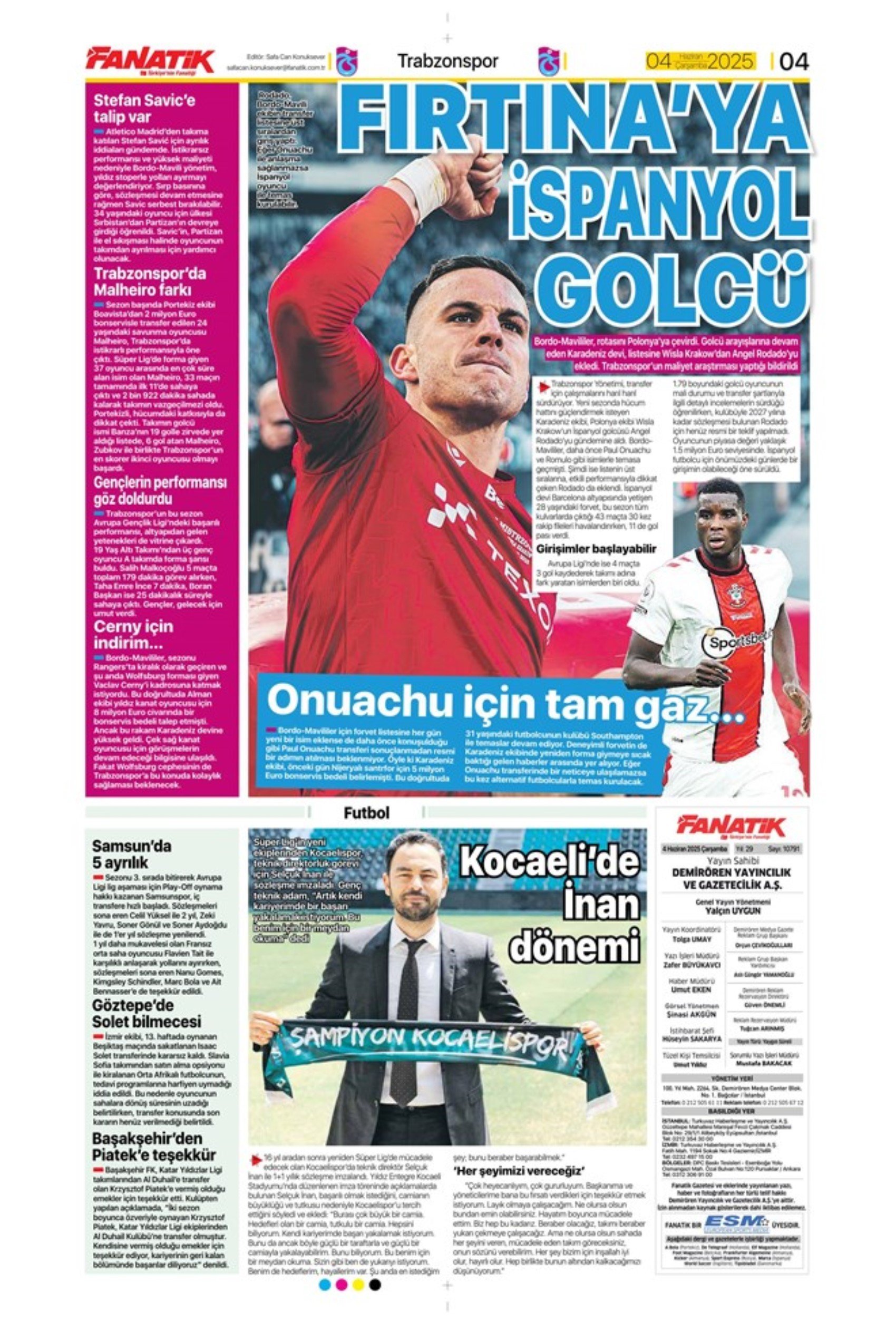 Sporda günün manşetleri... Dusan Vlahovic Fenerbahçe'ye geliyor: Uğurcan Çakır bombası