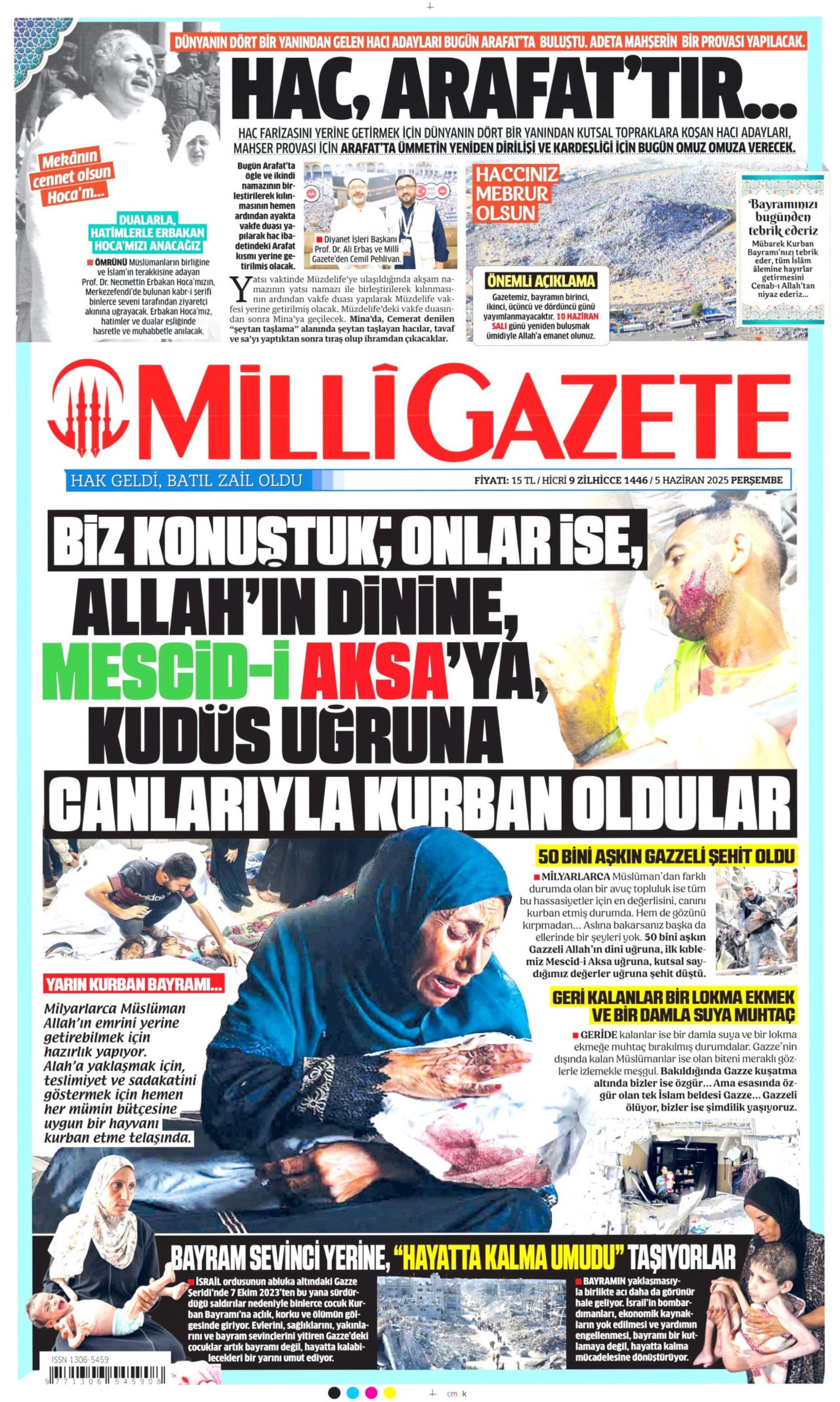 5 Haziran 2025 gazete manşetleri