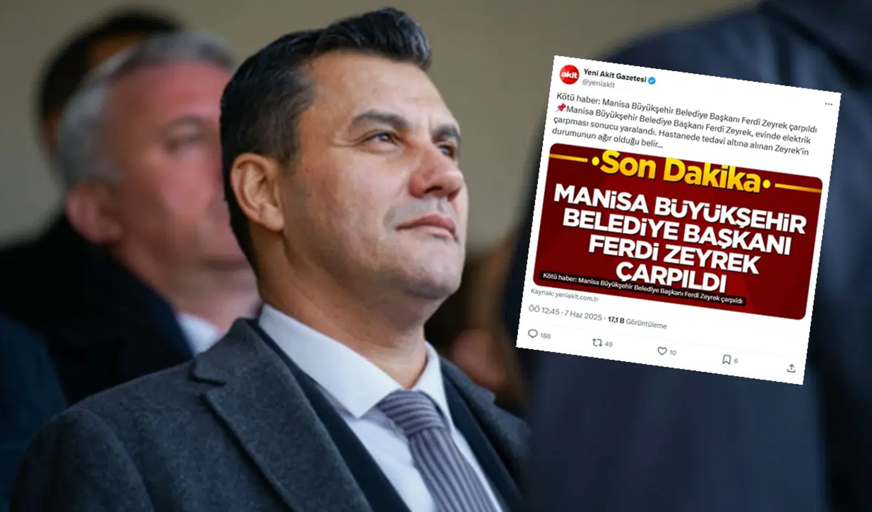 Yeni Akit'ten tepki çeken Ferdi Zeyrek paylaşımı Yeni Akit'ten tepki çeken Ferdi Zeyrek paylaşımı