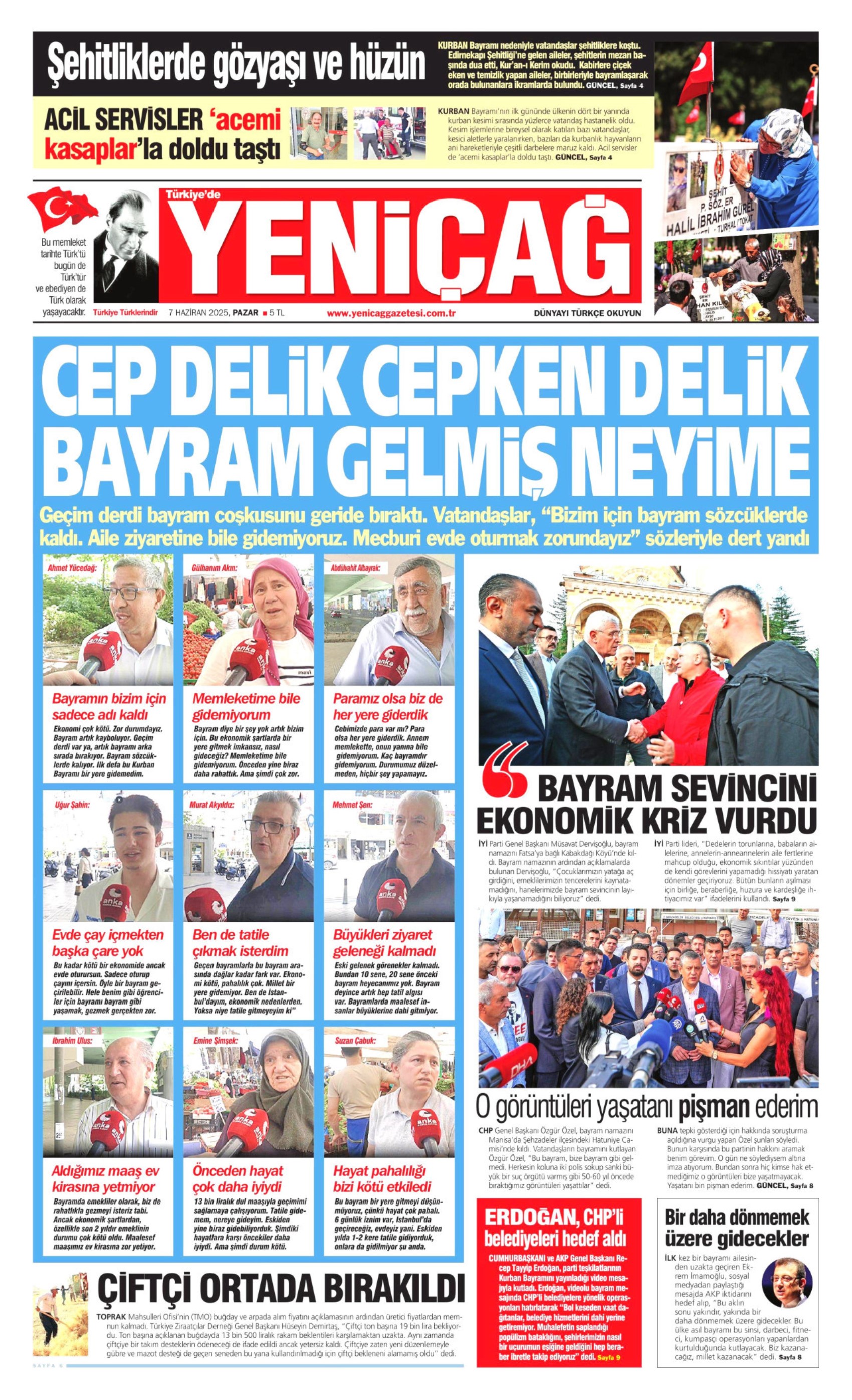 Bugün gazete manşetlerinde ne var? Siyasette radar tartışması: 'Bir radar da kendiniz için yerleştirin'
