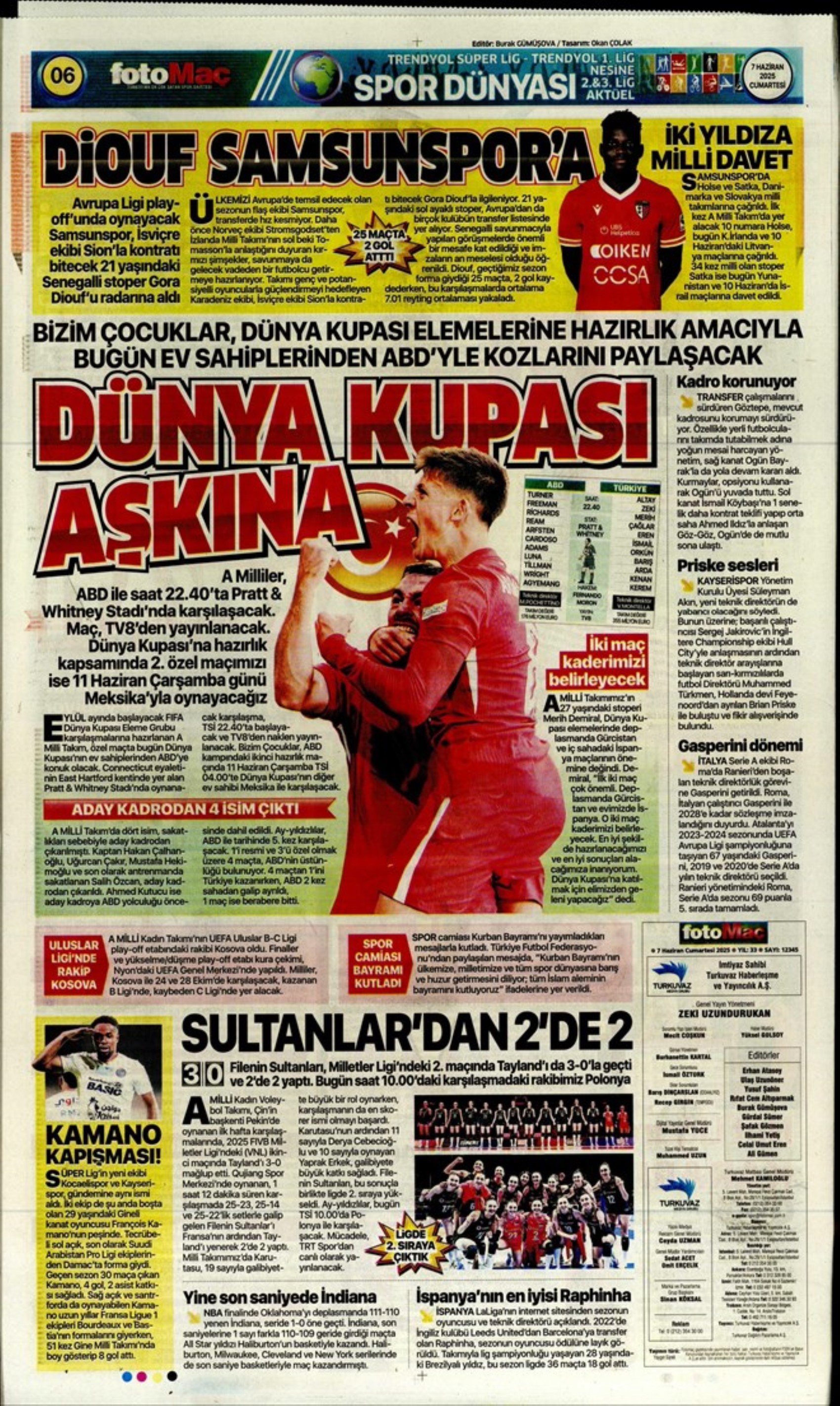 Sporda günün manşetleri... Leroy Sane transferinde ibre Fenerbahçe'ye döndü: Osayi Samuel için Beşiktaş iddiası