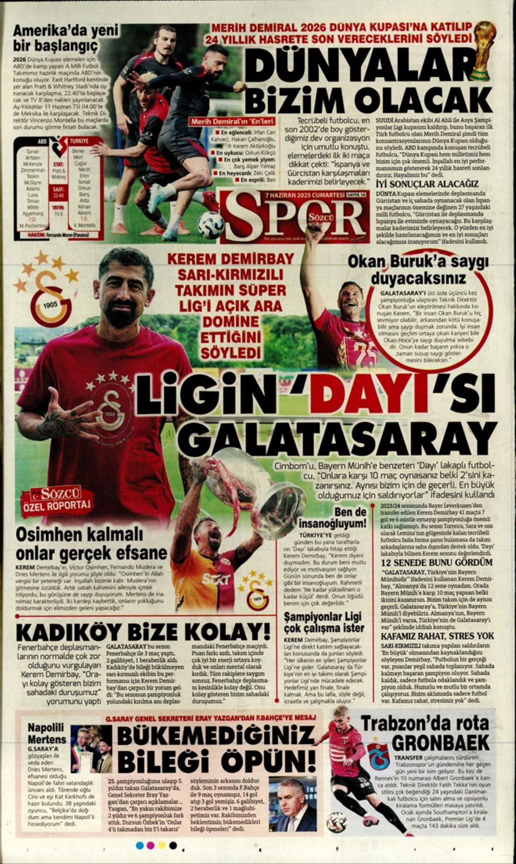 Sporda günün manşetleri... Leroy Sane transferinde ibre Fenerbahçe'ye döndü: Osayi Samuel için Beşiktaş iddiası