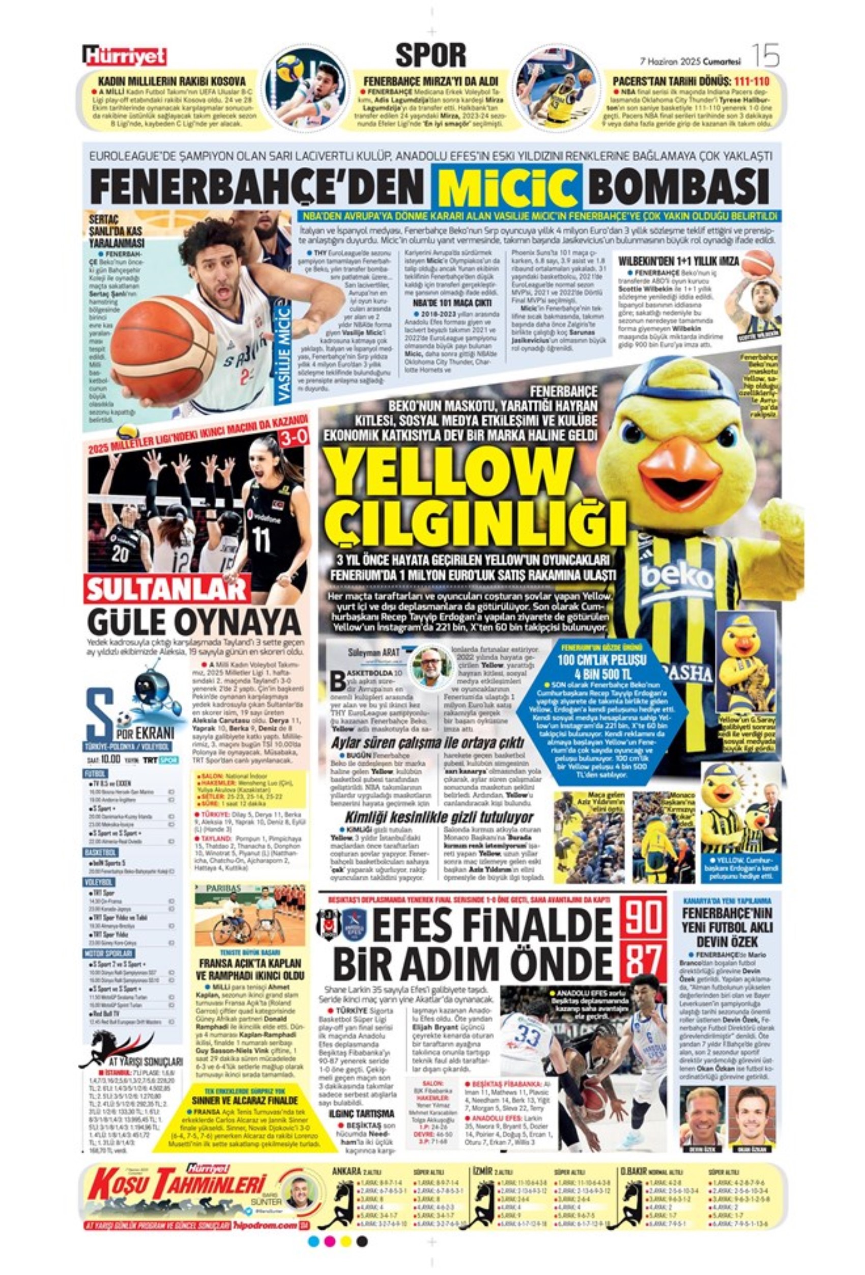 Sporda günün manşetleri... Leroy Sane transferinde ibre Fenerbahçe'ye döndü: Osayi Samuel için Beşiktaş iddiası