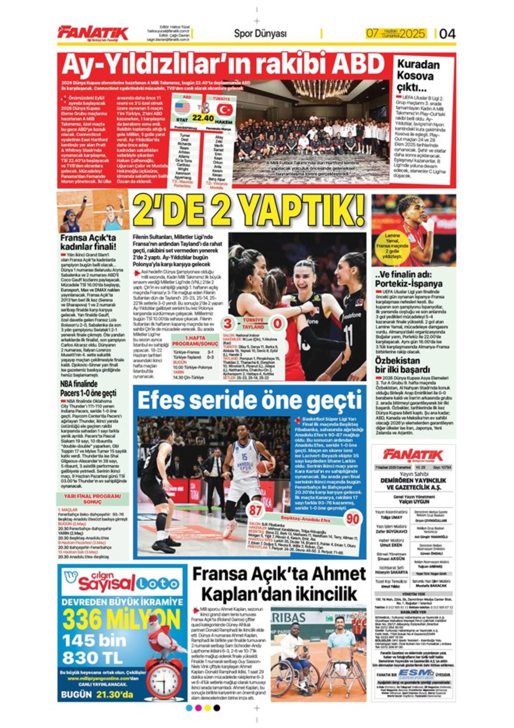 Sporda günün manşetleri... Leroy Sane transferinde ibre Fenerbahçe'ye döndü: Osayi Samuel için Beşiktaş iddiası