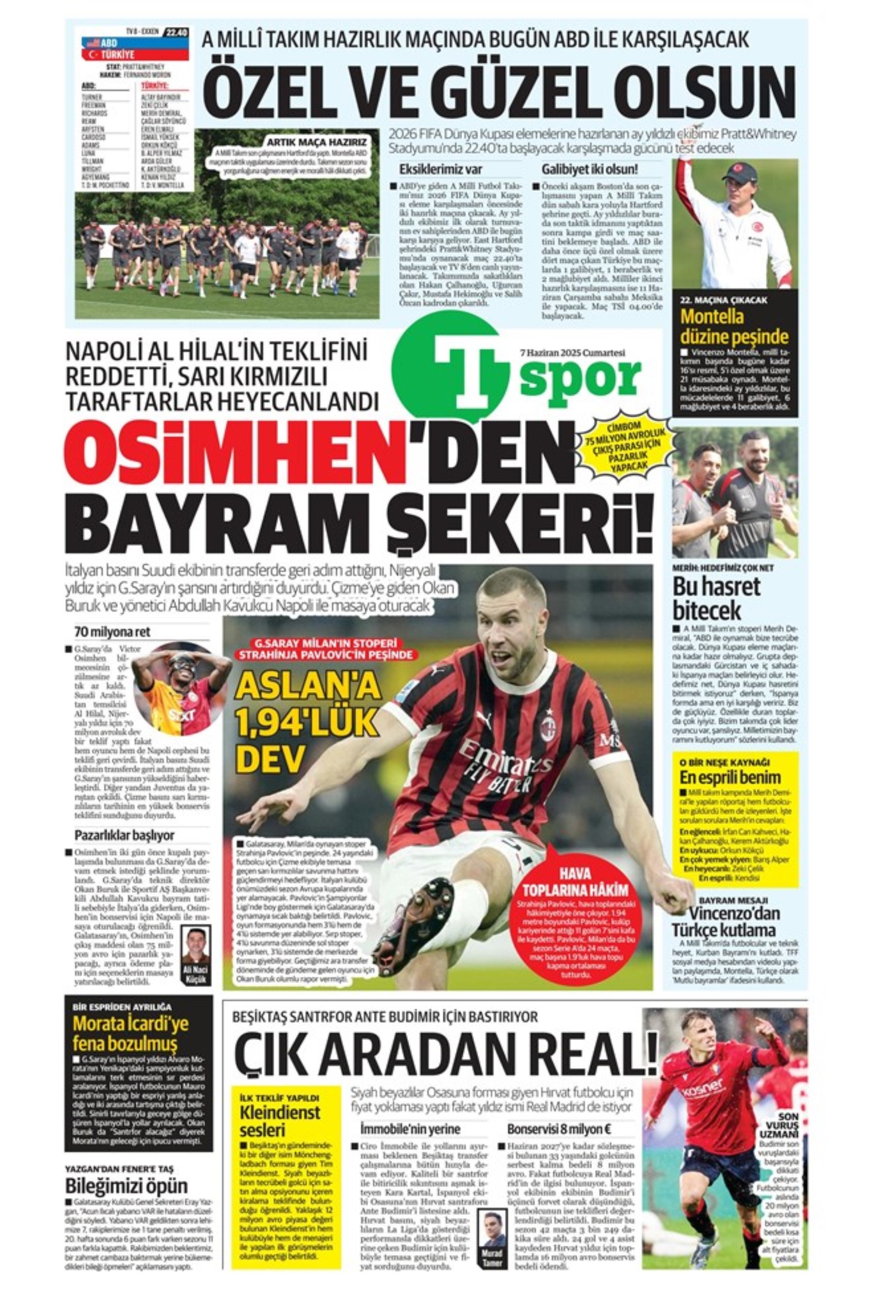 Sporda günün manşetleri... Leroy Sane transferinde ibre Fenerbahçe'ye döndü: Osayi Samuel için Beşiktaş iddiası