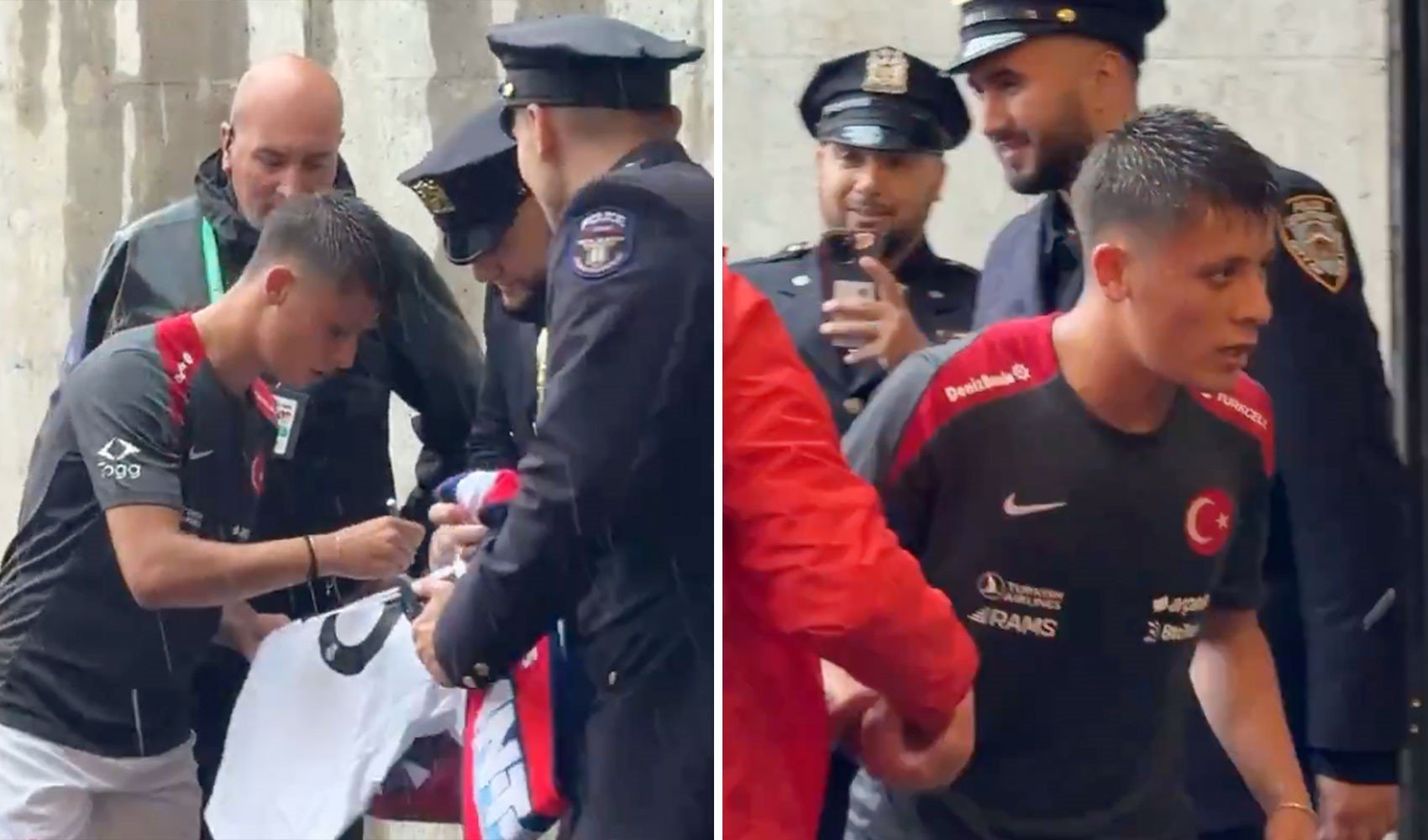 ABD polisinden Arda Güler'e büyük ilgi! Bu görüntüler gündem oldu