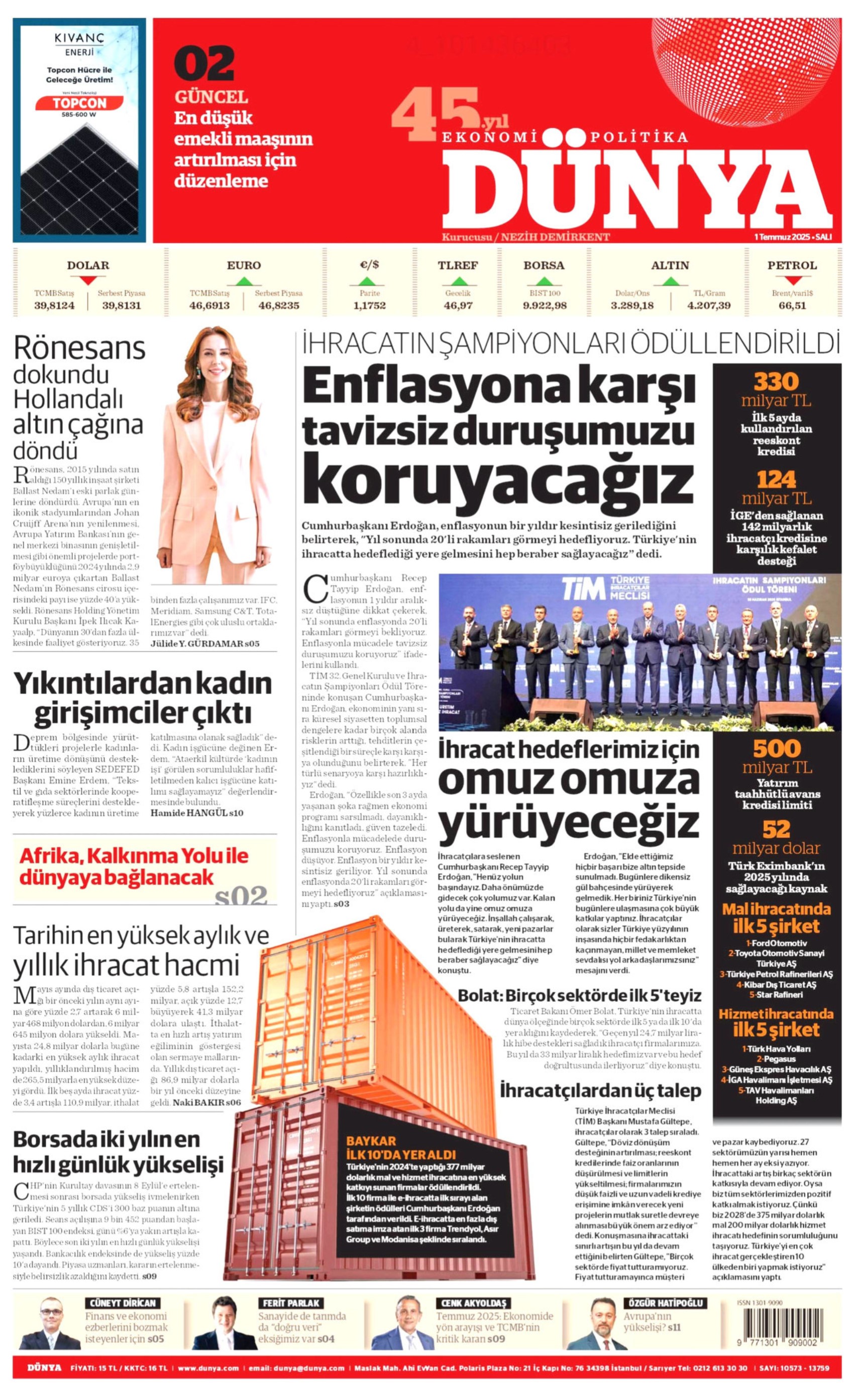 1 Temmuz gazete manşetleri: 'Butlan kılıcı 70 gün daha sallanacak'