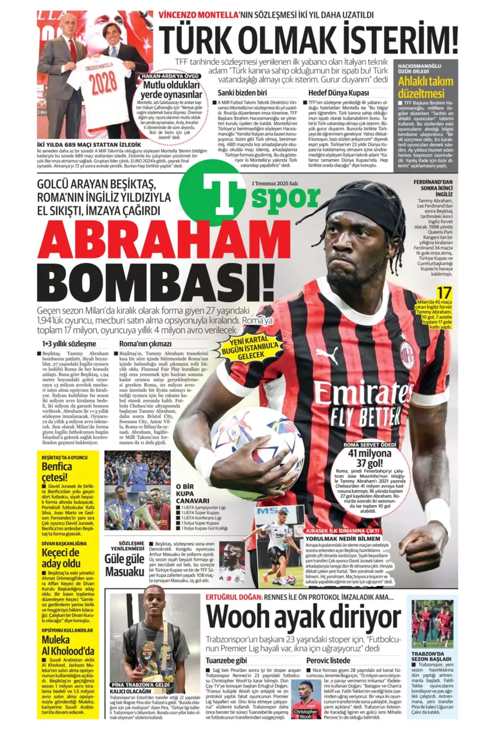 Sporda günün manşetleri: Fener'e Paris paketi! Partey için geri sayım başladı
