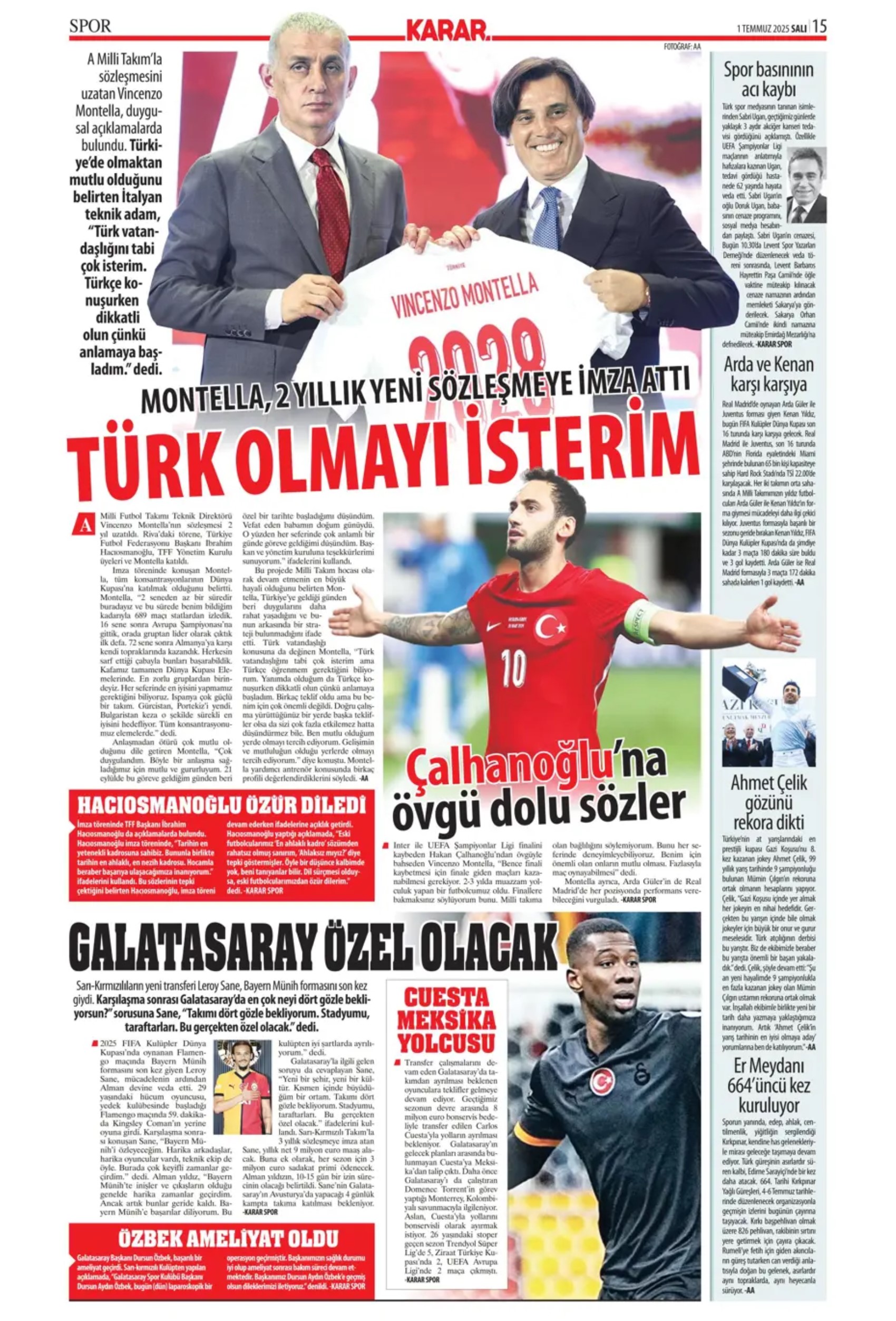 Sporda günün manşetleri: Fener'e Paris paketi! Partey için geri sayım başladı