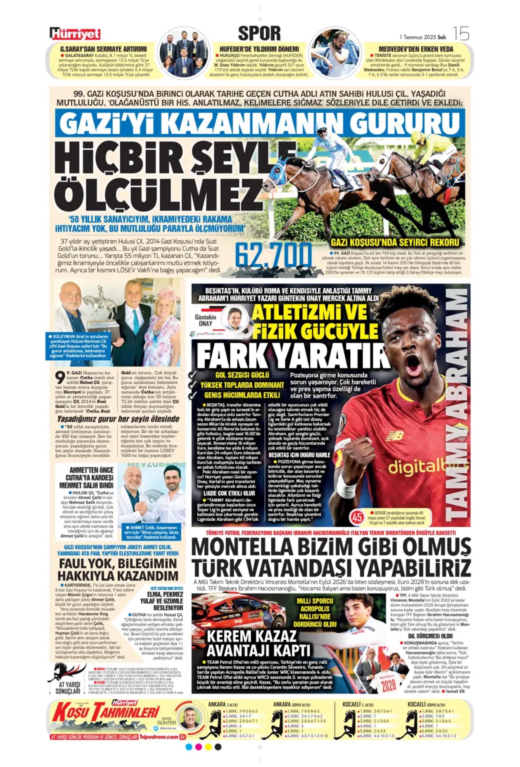 Sporda günün manşetleri: Fener'e Paris paketi! Partey için geri sayım başladı