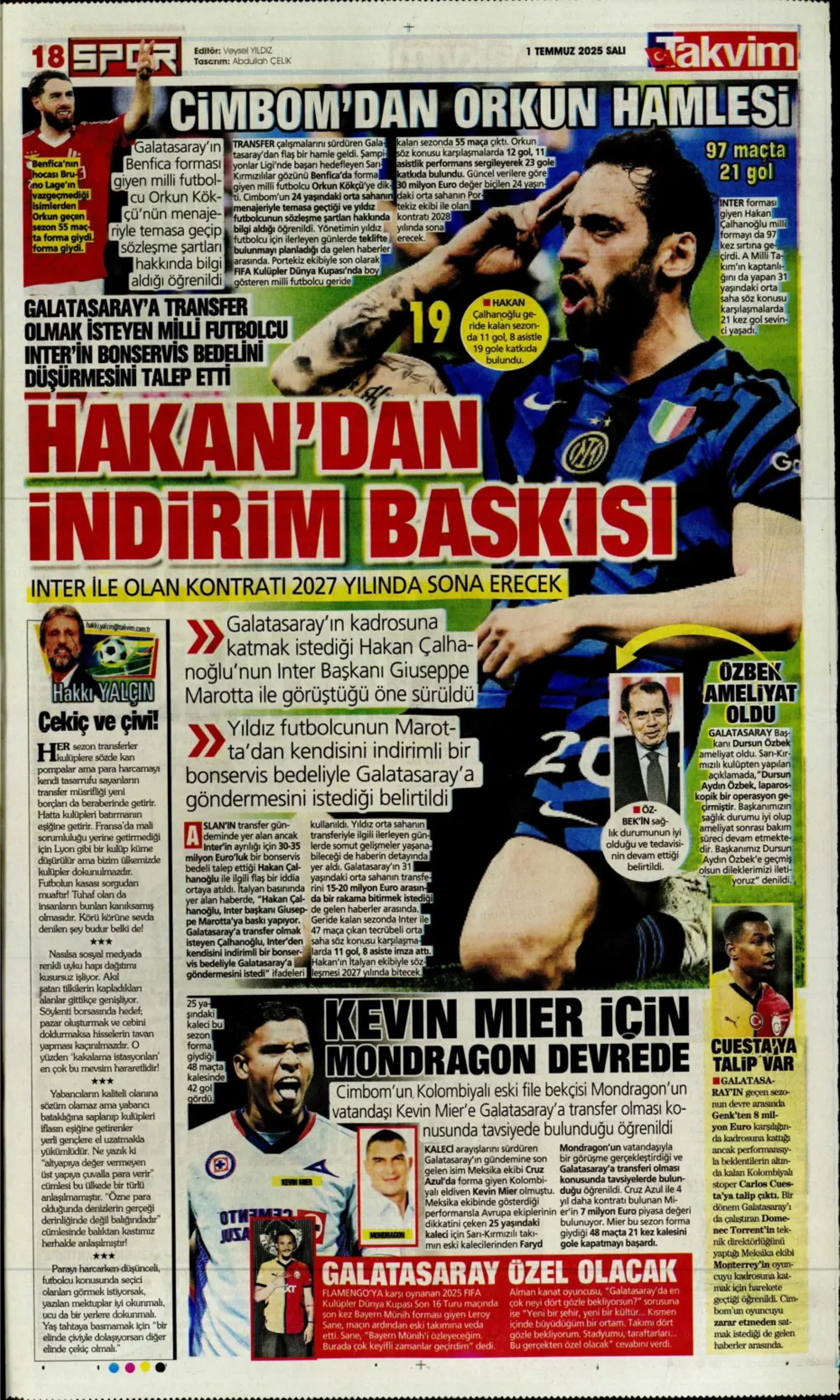 Sporda günün manşetleri: Fener'e Paris paketi! Partey için geri sayım başladı