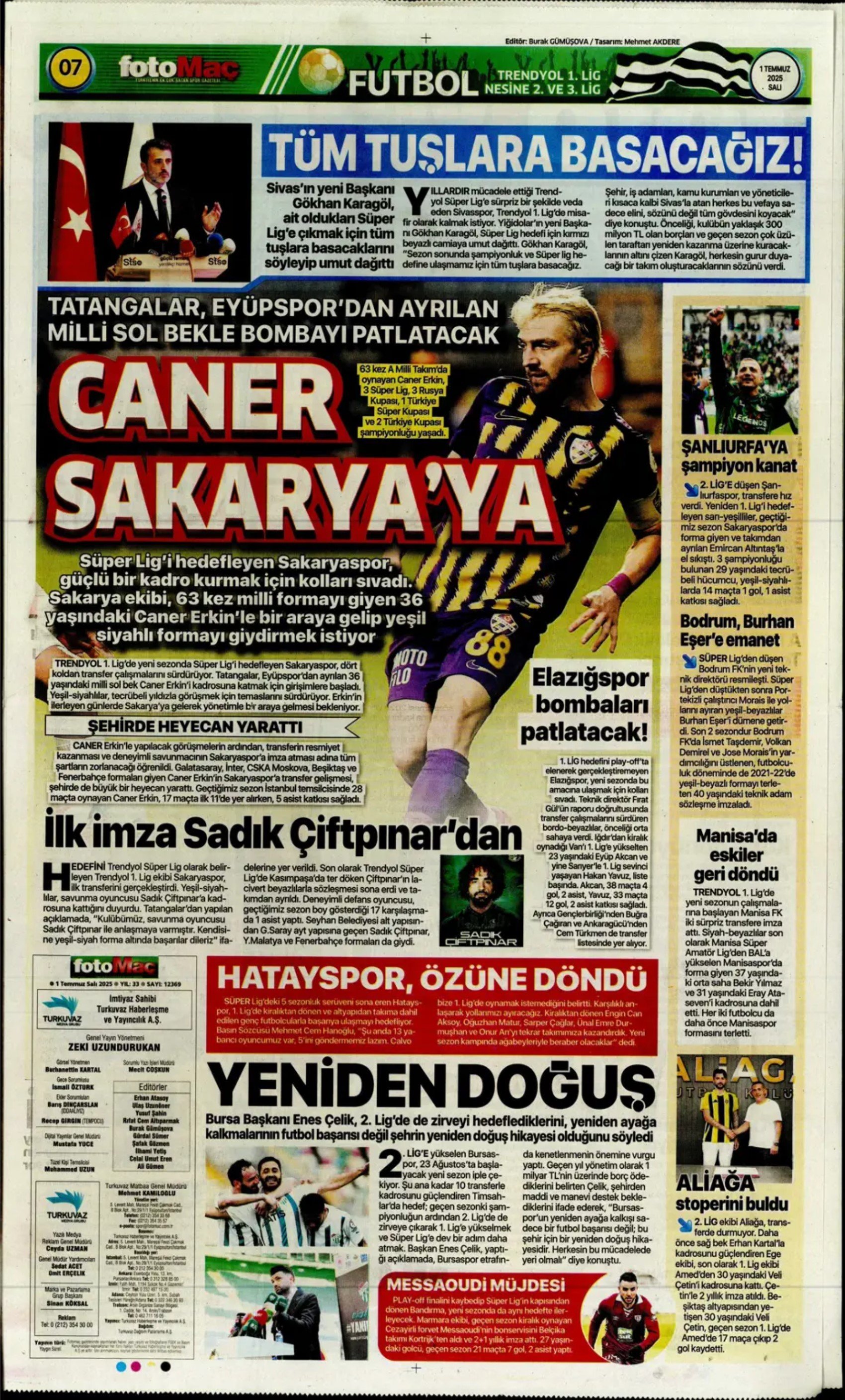 Sporda günün manşetleri: Fener'e Paris paketi! Partey için geri sayım başladı