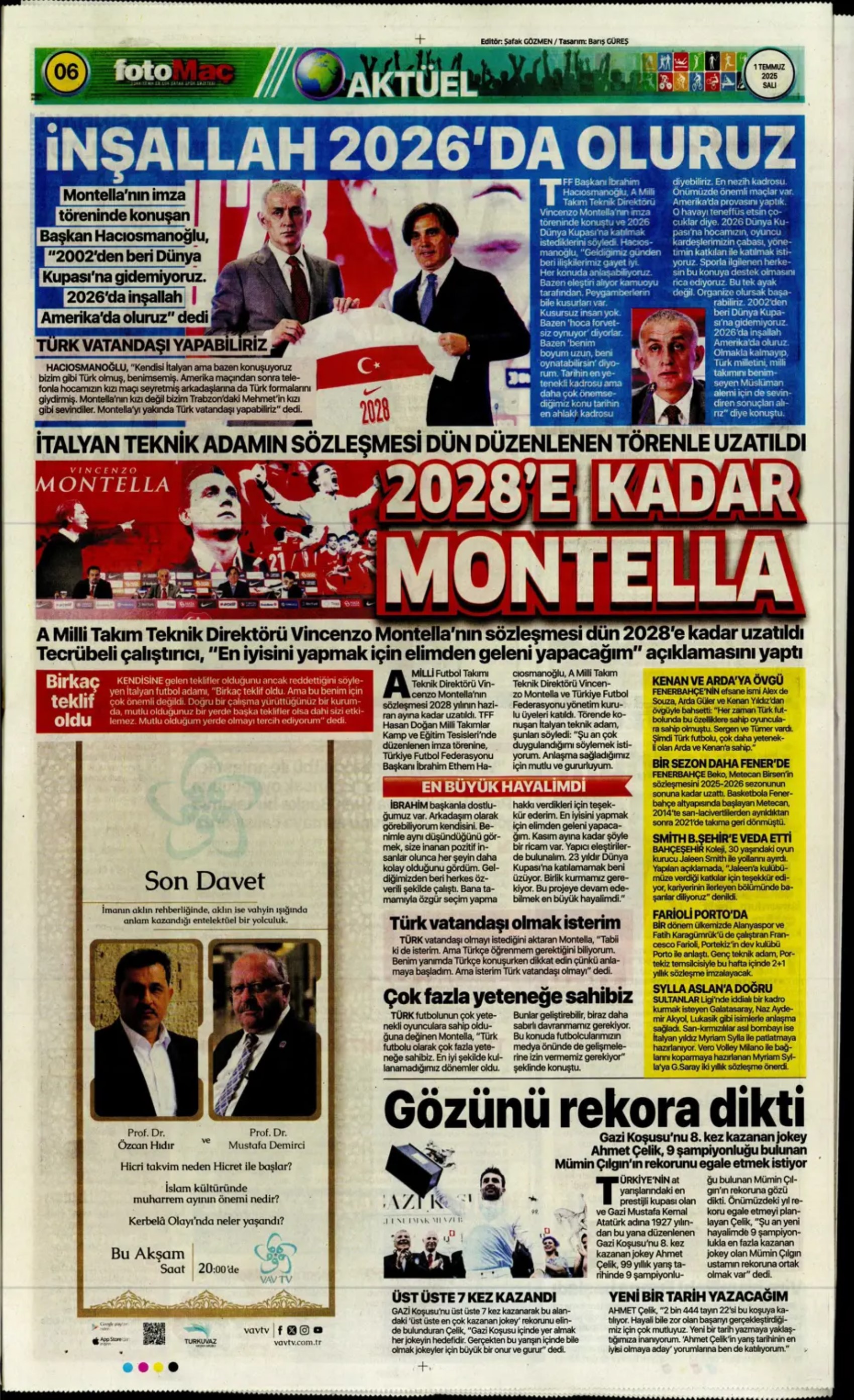 Sporda günün manşetleri: Fener'e Paris paketi! Partey için geri sayım başladı