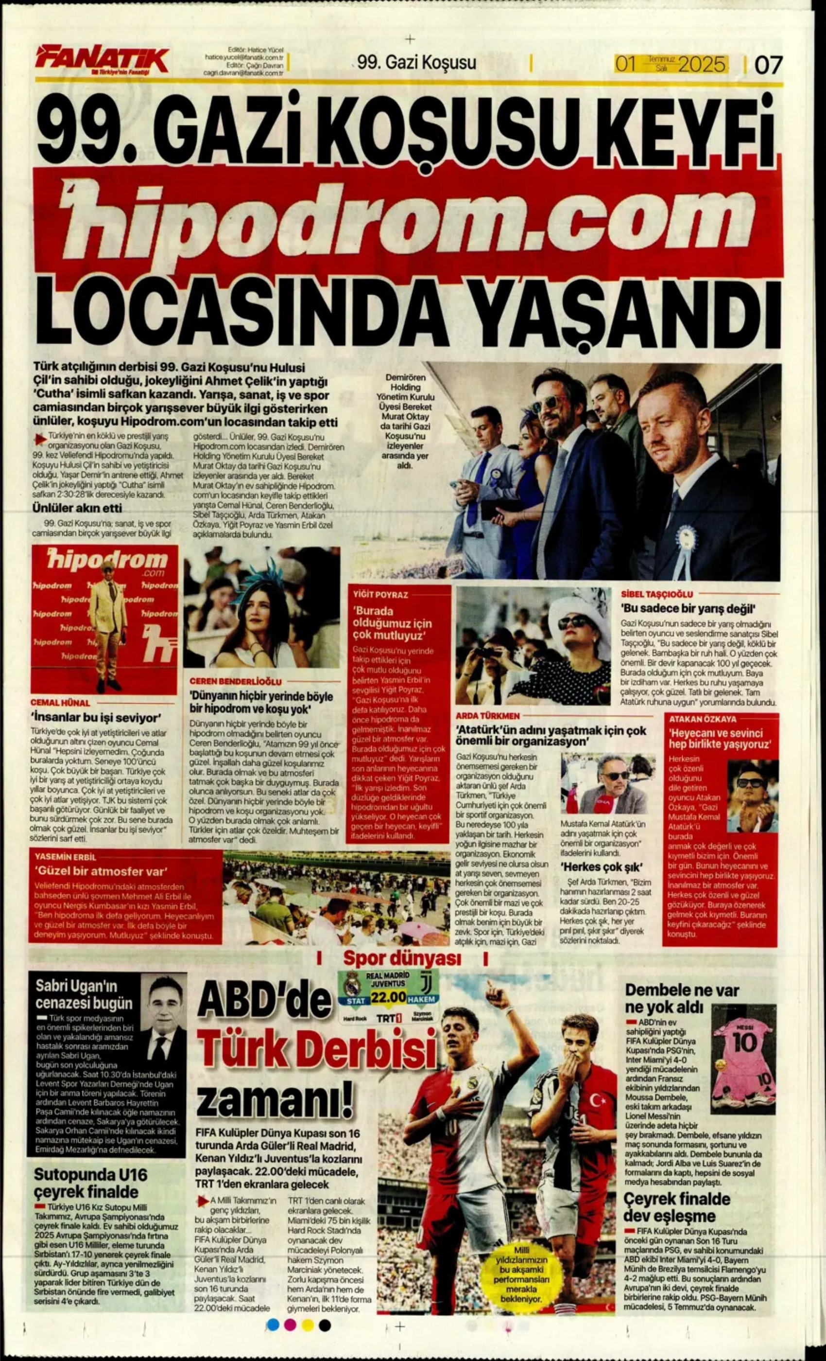 Sporda günün manşetleri: Fener'e Paris paketi! Partey için geri sayım başladı