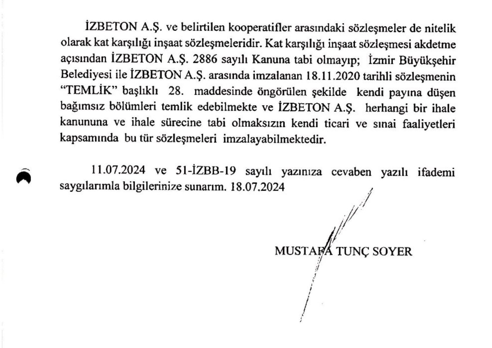 İzmir Büyükşehir Belediyesi operasyonlarını kimin başlattığını açıkladı: 119 sayfalık rapor hazırlanmış