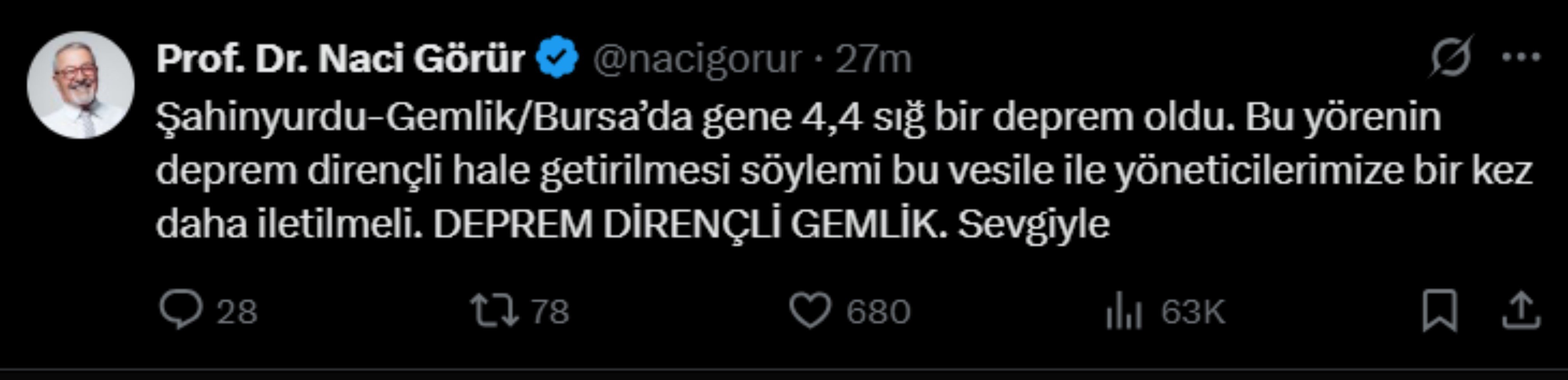 Marmara iki kez sallandı: Naci Görür'den kritik uyarı geldi!