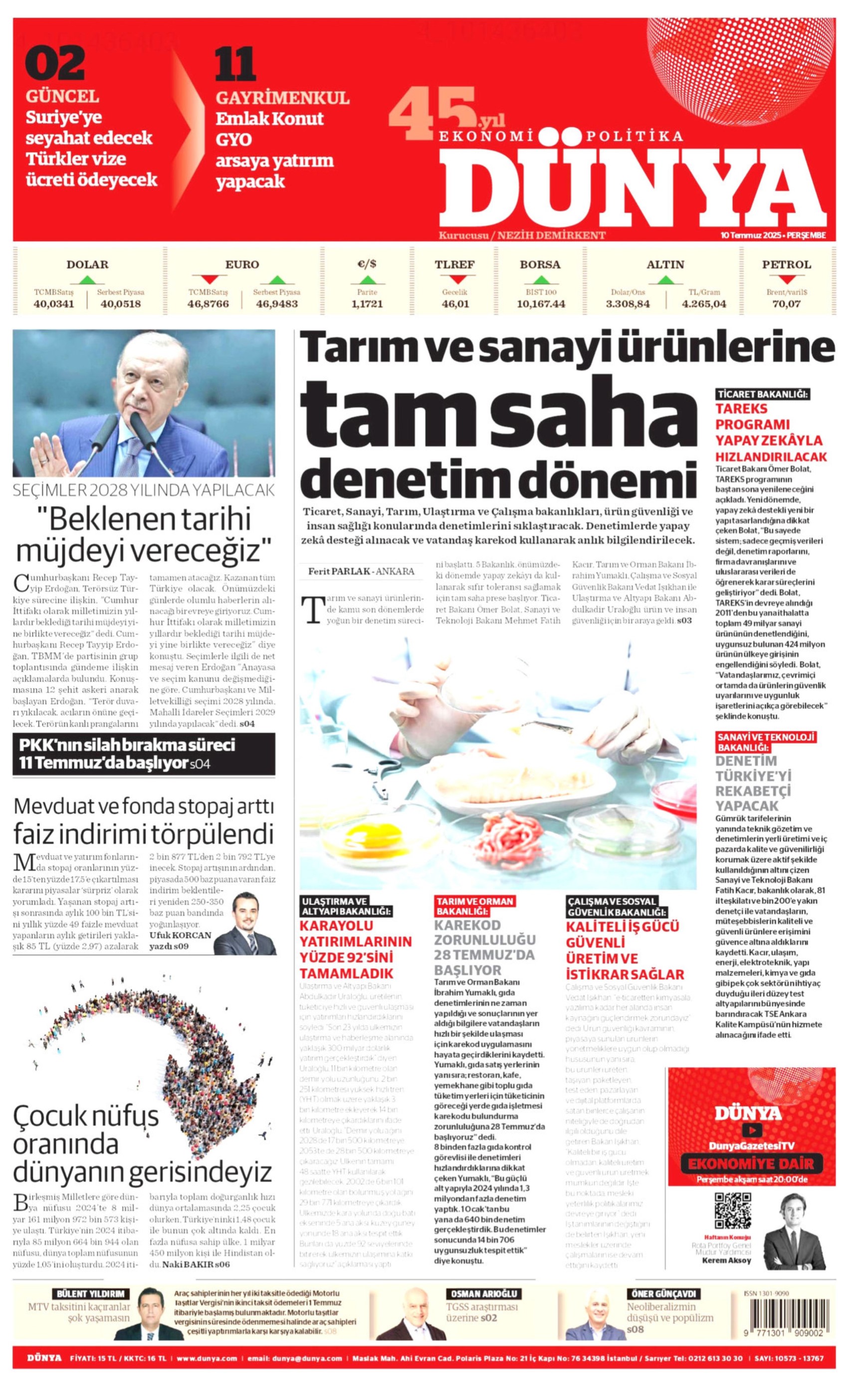 10 Temmuz 2025 gazete manşetleri: Gazeteler, teröristbaşı Abdullah Öcalan'ın videolu mesajını nasıl gördü?