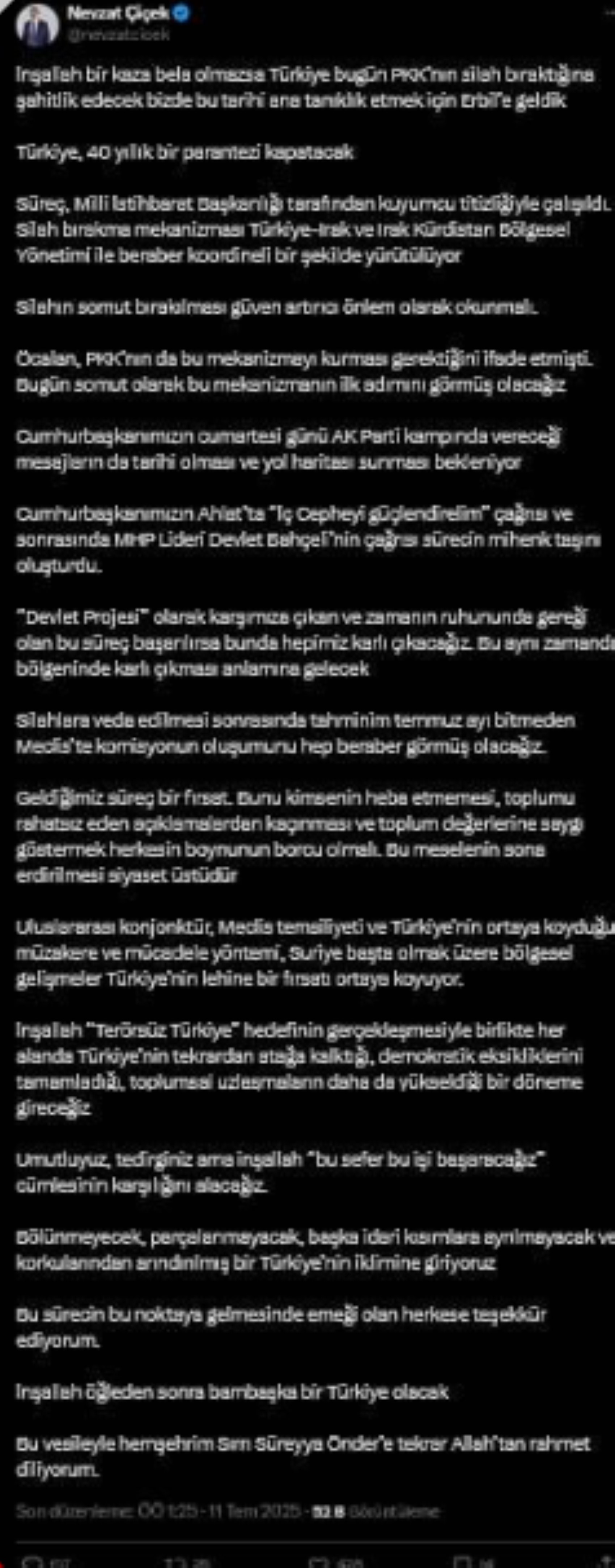 Terör örgütü PKK sembolik olarak silah bırakıyor: Gazeteciler Süleymaniye’de neler paylaştı?