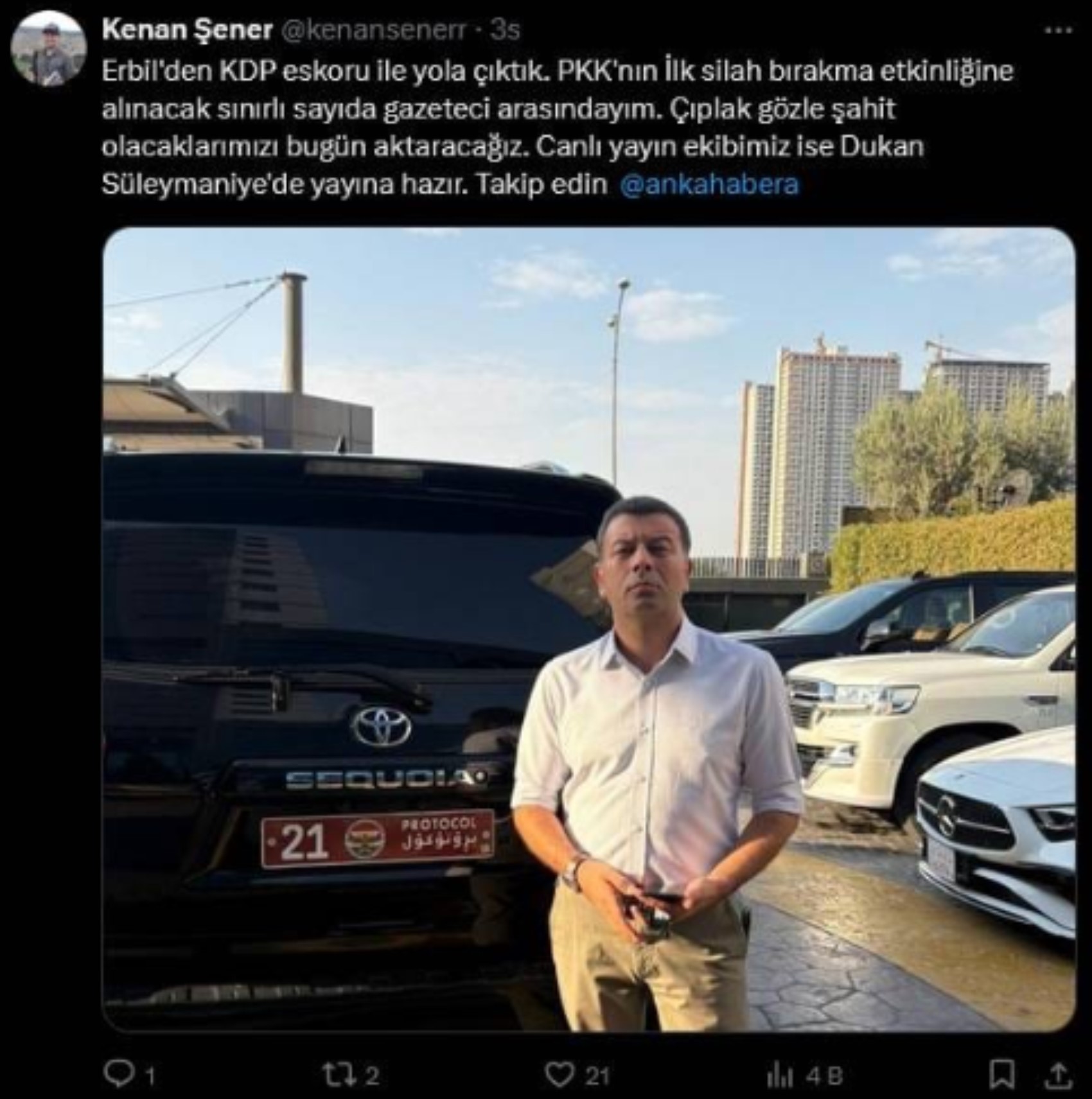 Terör örgütü PKK sembolik olarak silah bırakıyor: Gazeteciler Süleymaniye’de neler paylaştı?