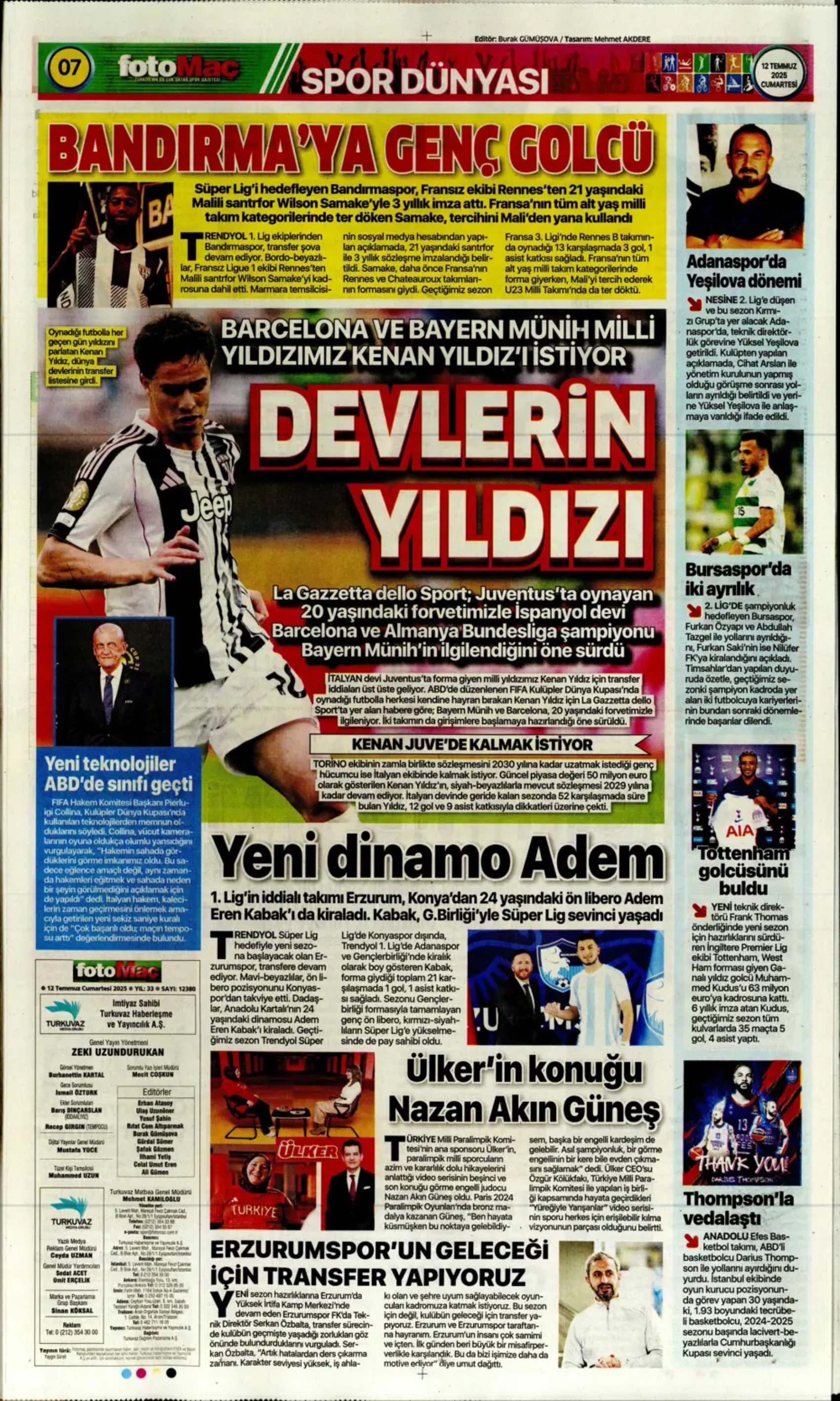 Sporda günün manşetleri... Fenerbahçe transferde gaza basıyor: Osimhen'de büyük satranç