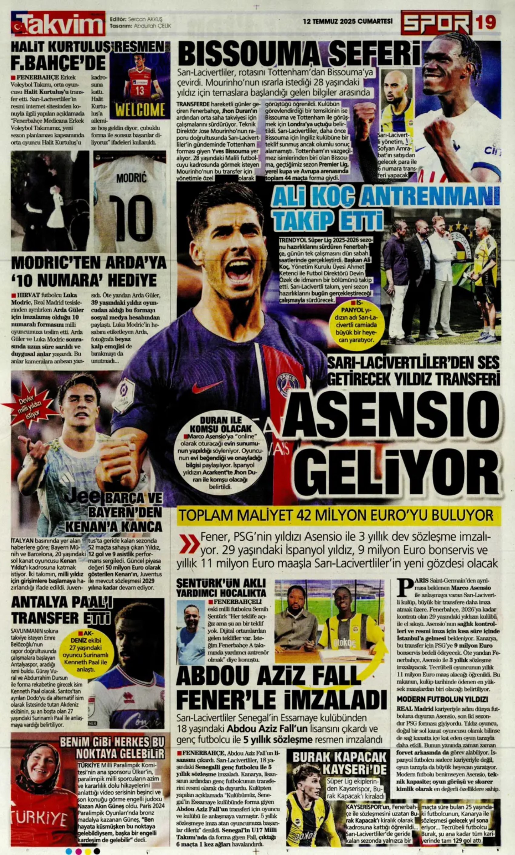 Sporda günün manşetleri... Fenerbahçe transferde gaza basıyor: Osimhen'de büyük satranç