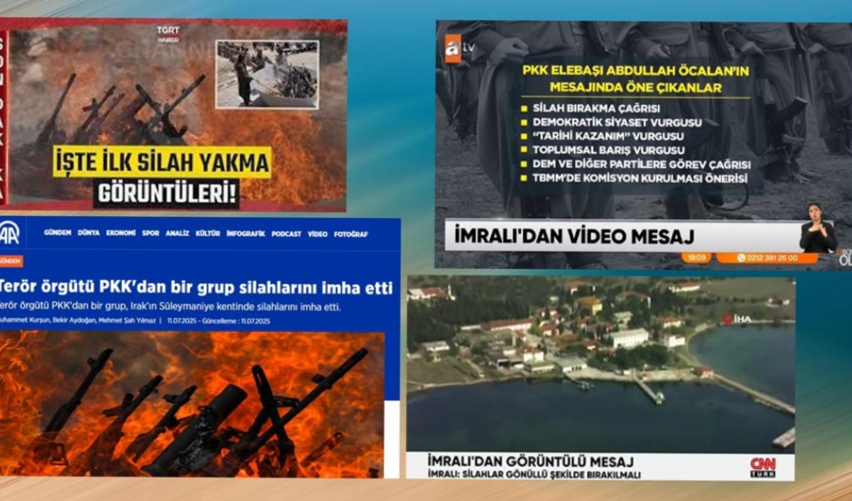 Öcalan yerine İmralı görüntüsü