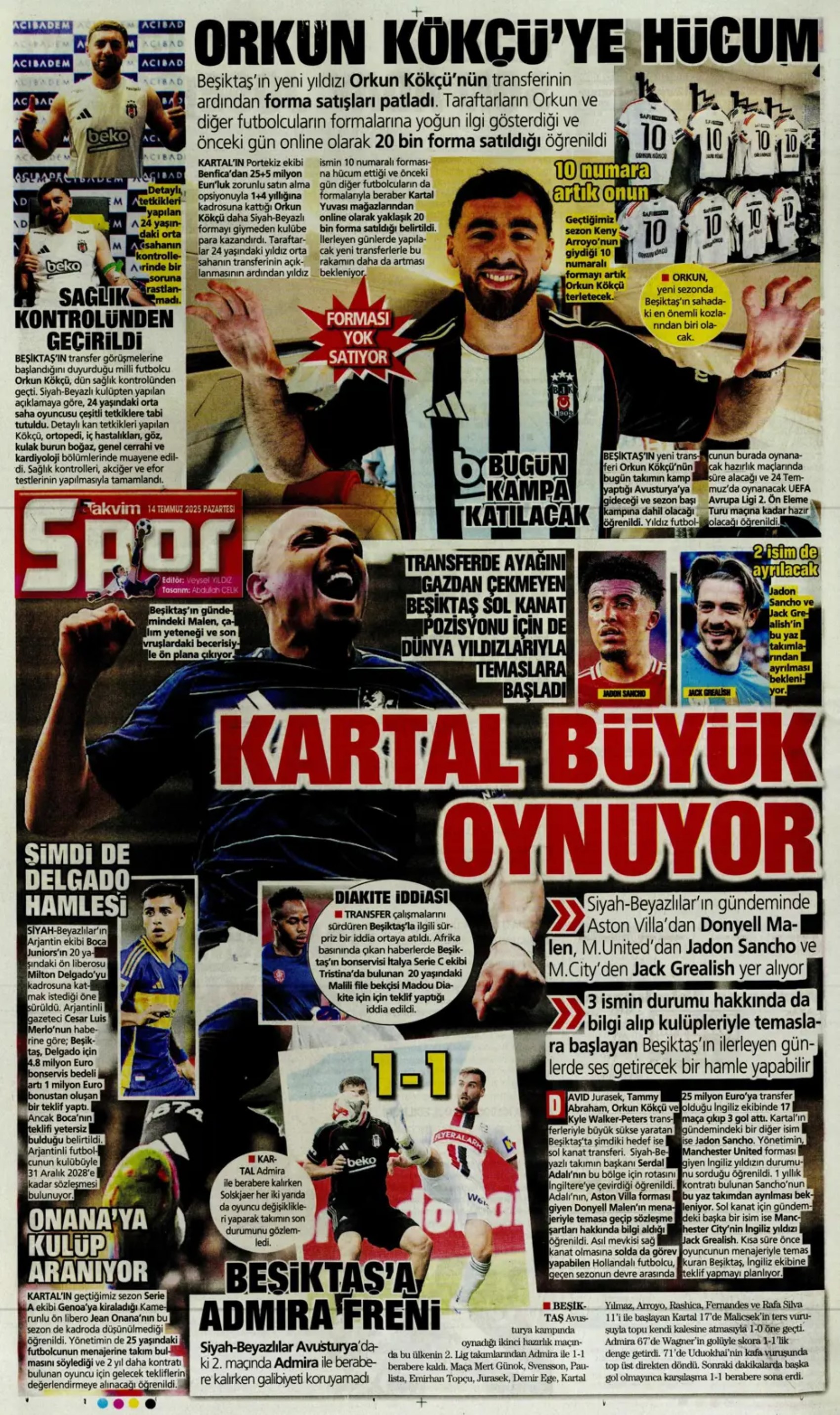 Sporda günün manşetleri... Fenerbahçe Marco Asensio'da mutlu sona ulaştı: Osimhen'de karar haftası