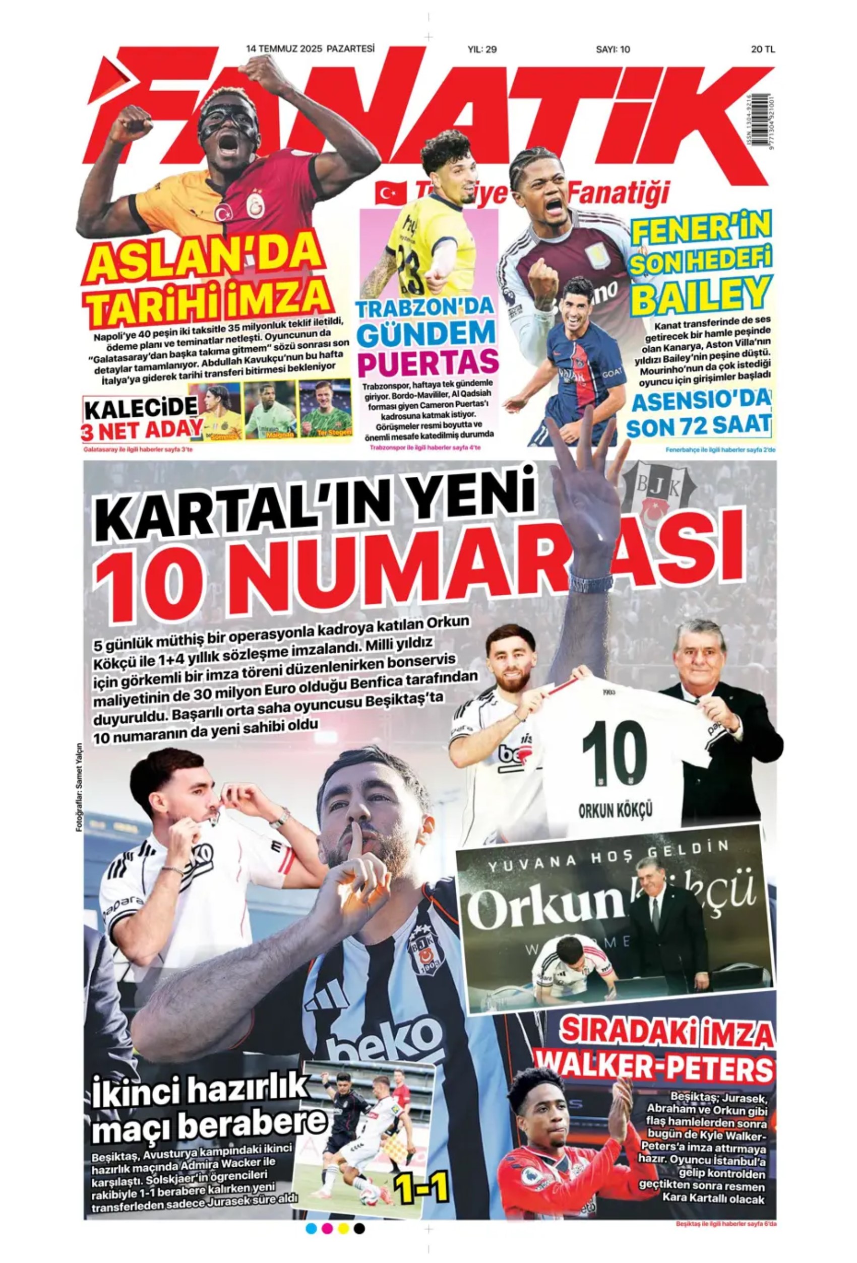 Sporda günün manşetleri... Fenerbahçe Marco Asensio'da mutlu sona ulaştı: Osimhen'de karar haftası