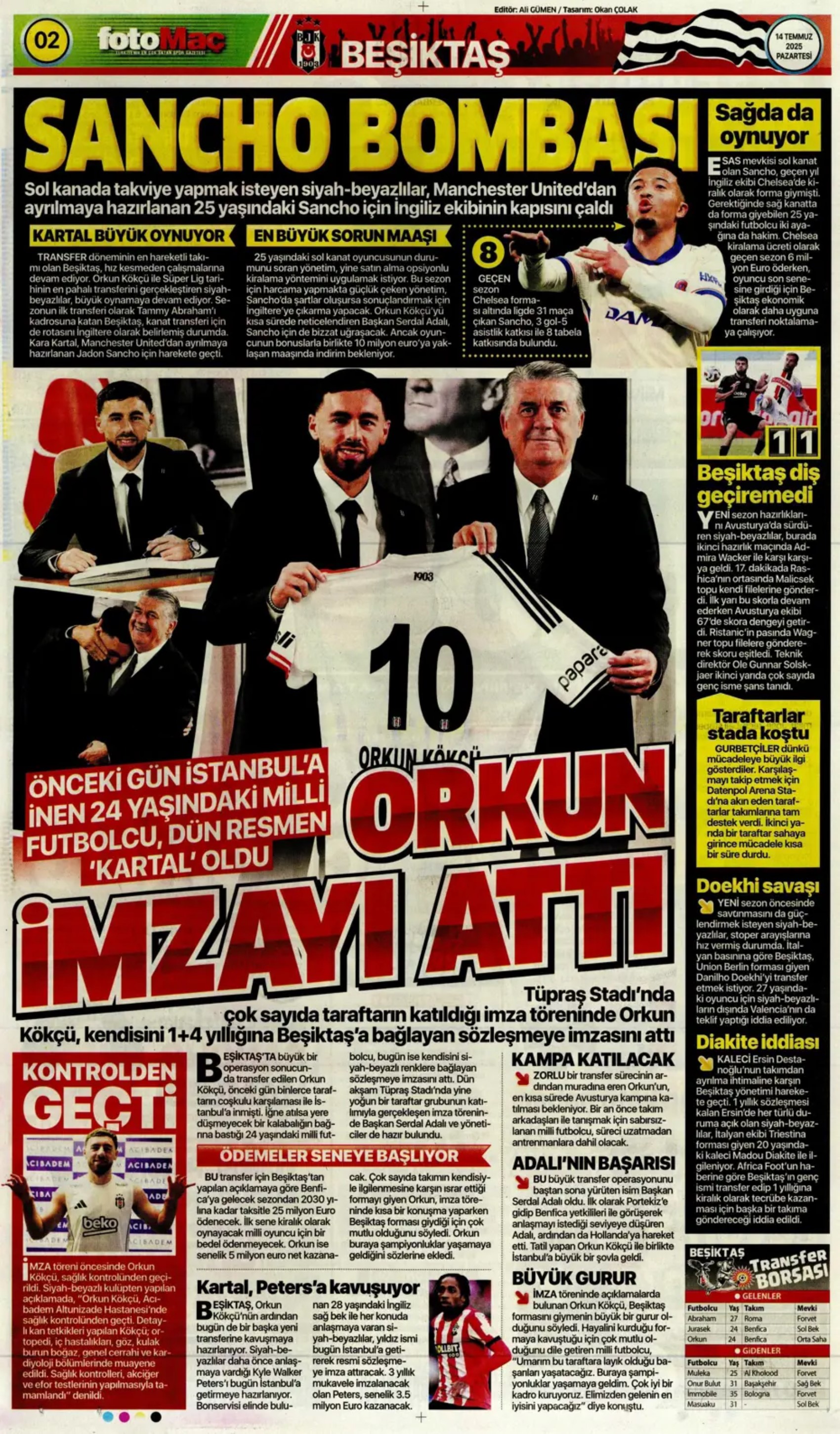 Sporda günün manşetleri... Fenerbahçe Marco Asensio'da mutlu sona ulaştı: Osimhen'de karar haftası