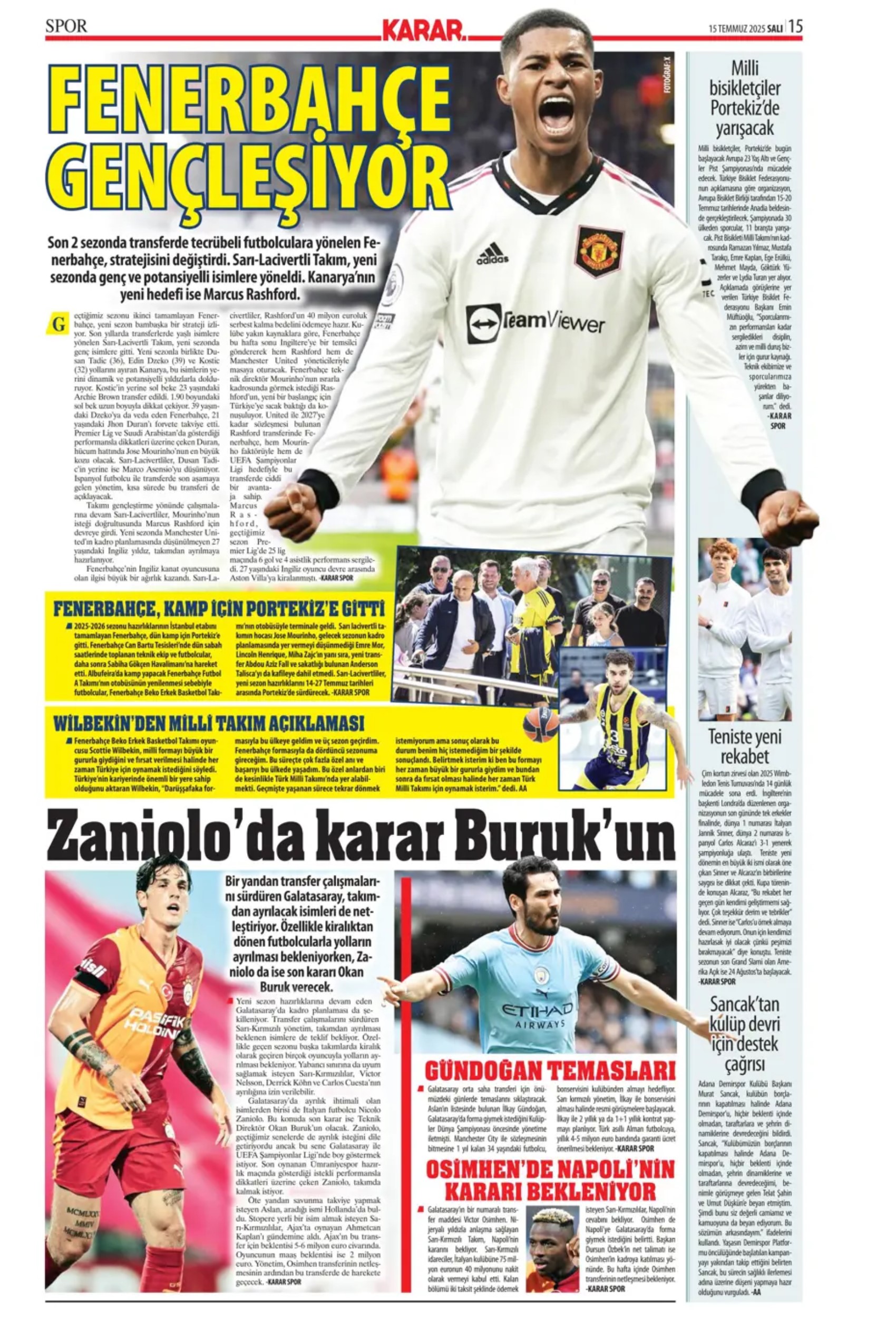 Sporda günün manşetleri... Fenerbahçe'de Xhaka sesleri: 'Sadece Galatasaray'da oynarım'