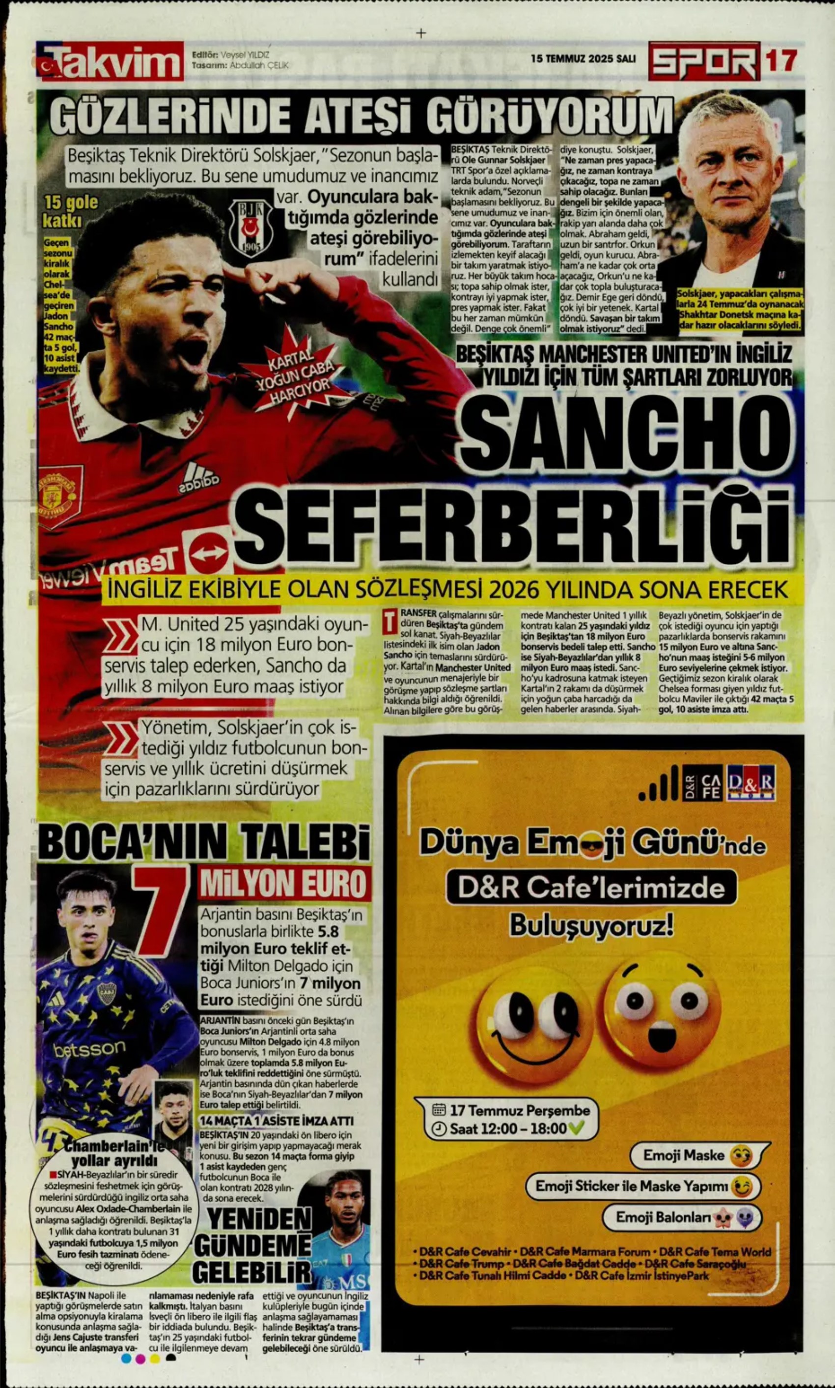 Sporda günün manşetleri... Fenerbahçe'de Xhaka sesleri: 'Sadece Galatasaray'da oynarım'