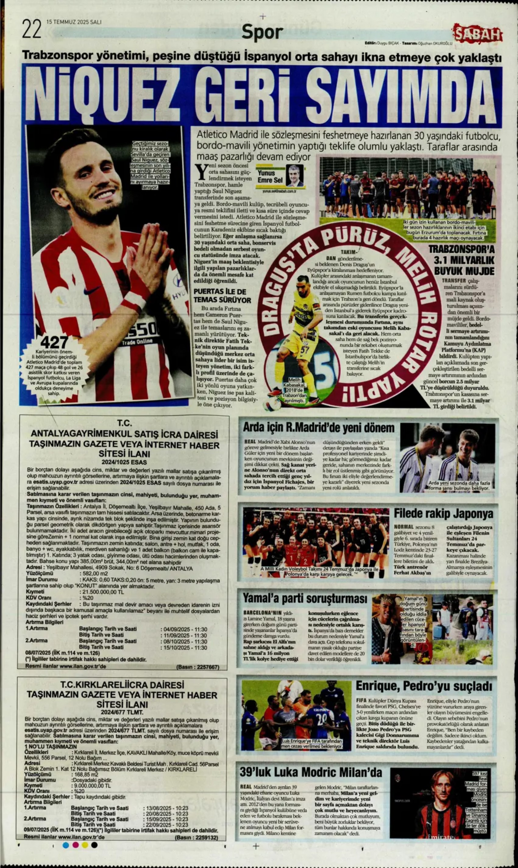 Sporda günün manşetleri... Fenerbahçe'de Xhaka sesleri: 'Sadece Galatasaray'da oynarım'