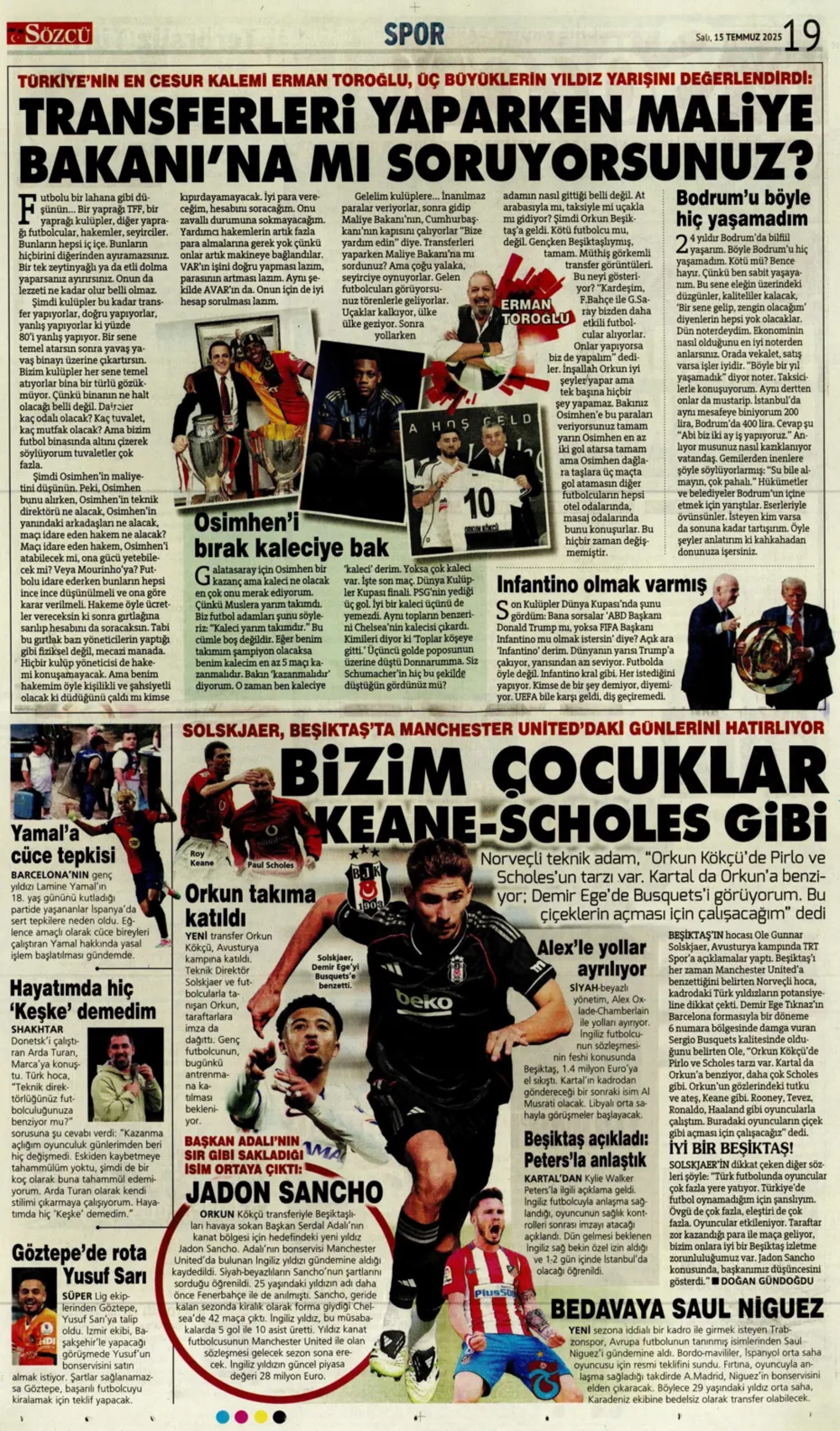 Sporda günün manşetleri... Fenerbahçe'de Xhaka sesleri: 'Sadece Galatasaray'da oynarım'