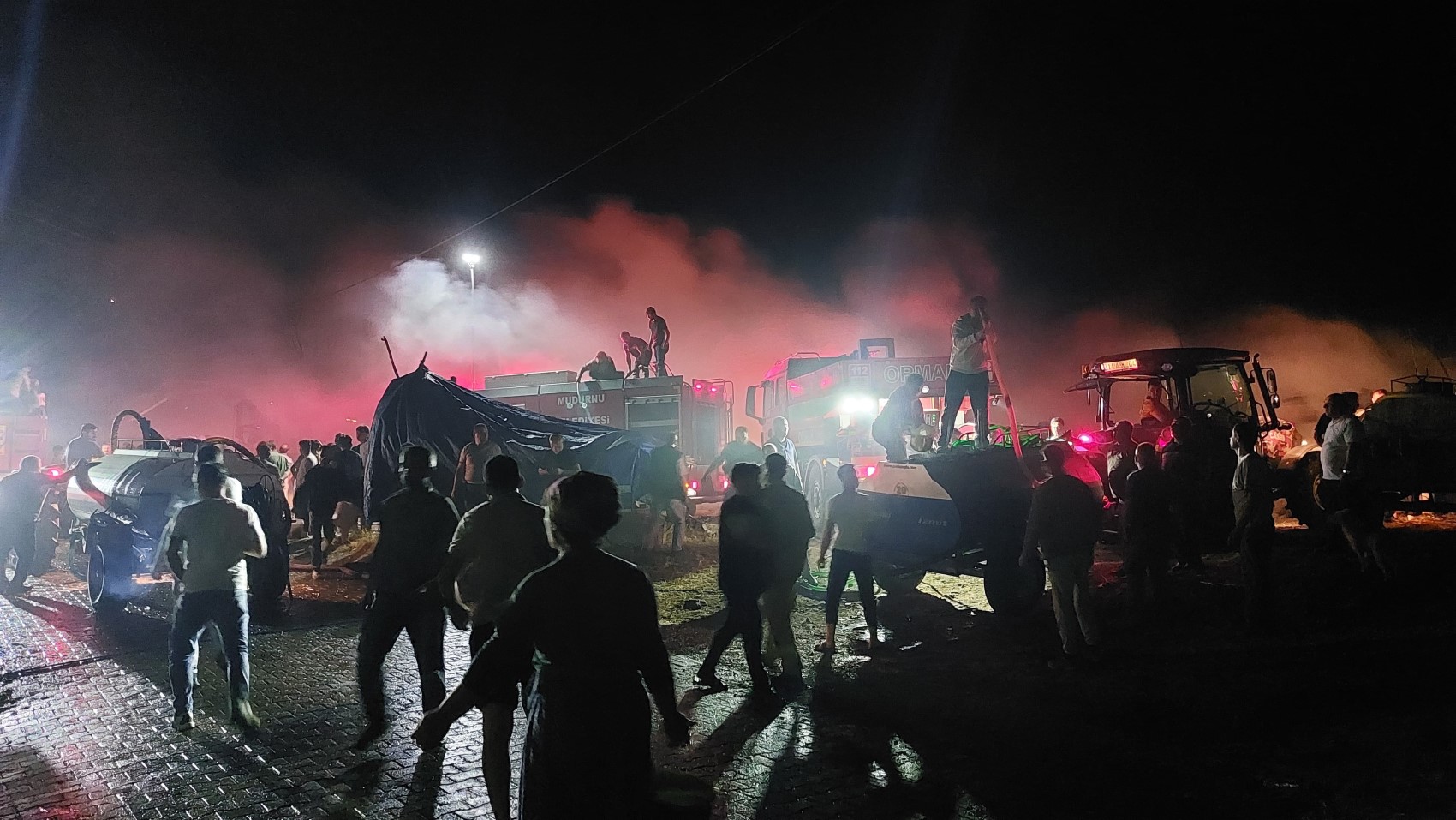 Bolu'da korkunç yangın: Evler yandı, ahırlardaki hayvanlar kurtarılamadı