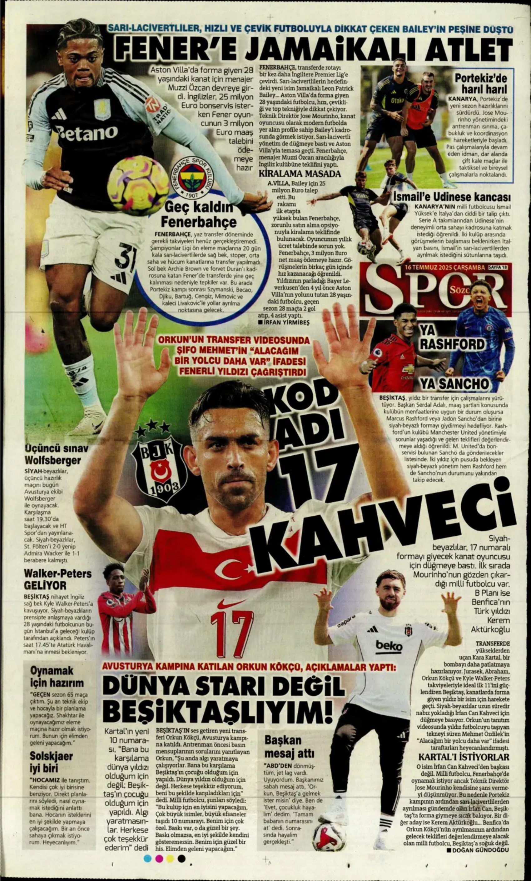 Sporda günün manşetleri: Osimhen'de pay rötarı: Aslan kalede gözünün Ederson'a dikti
