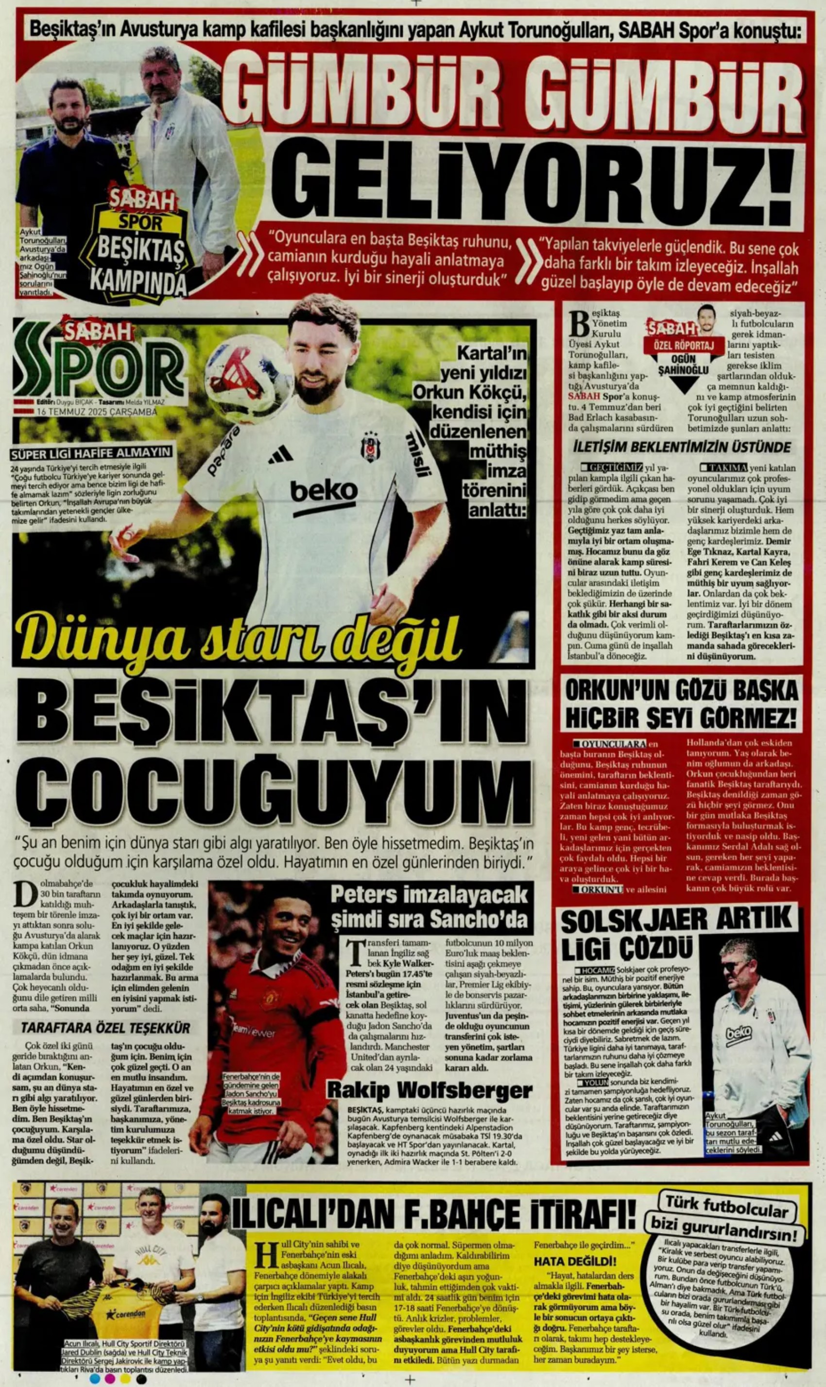 Sporda günün manşetleri: Osimhen'de pay rötarı: Aslan kalede gözünün Ederson'a dikti