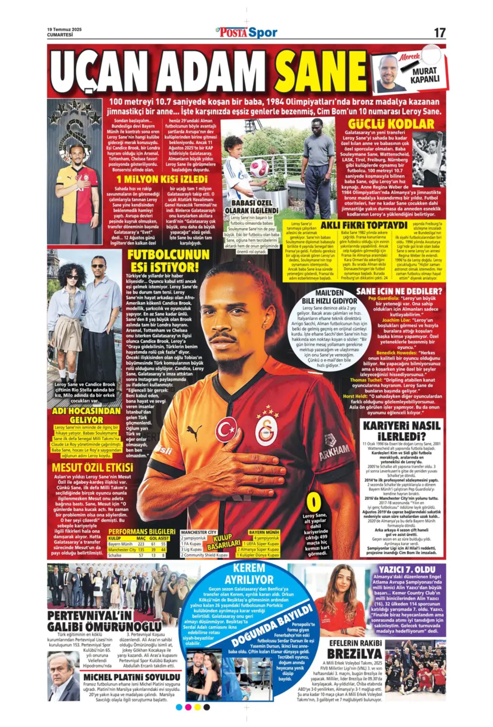 Sporda günün manşetleri... Fenerbahçe transferde atağa geçiyor: Galatasaray Ederson'u bitirdi