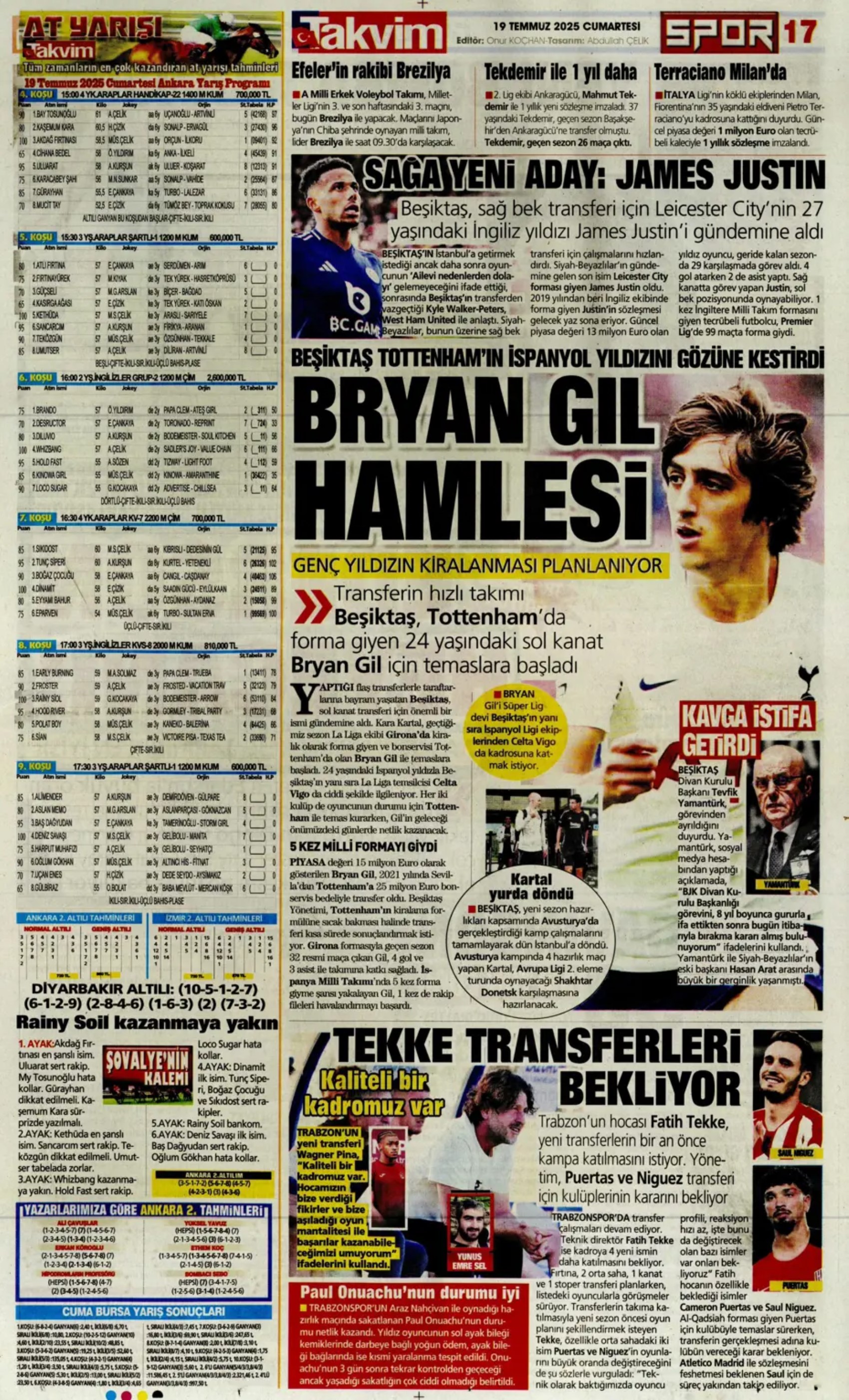 Sporda günün manşetleri... Fenerbahçe transferde atağa geçiyor: Galatasaray Ederson'u bitirdi