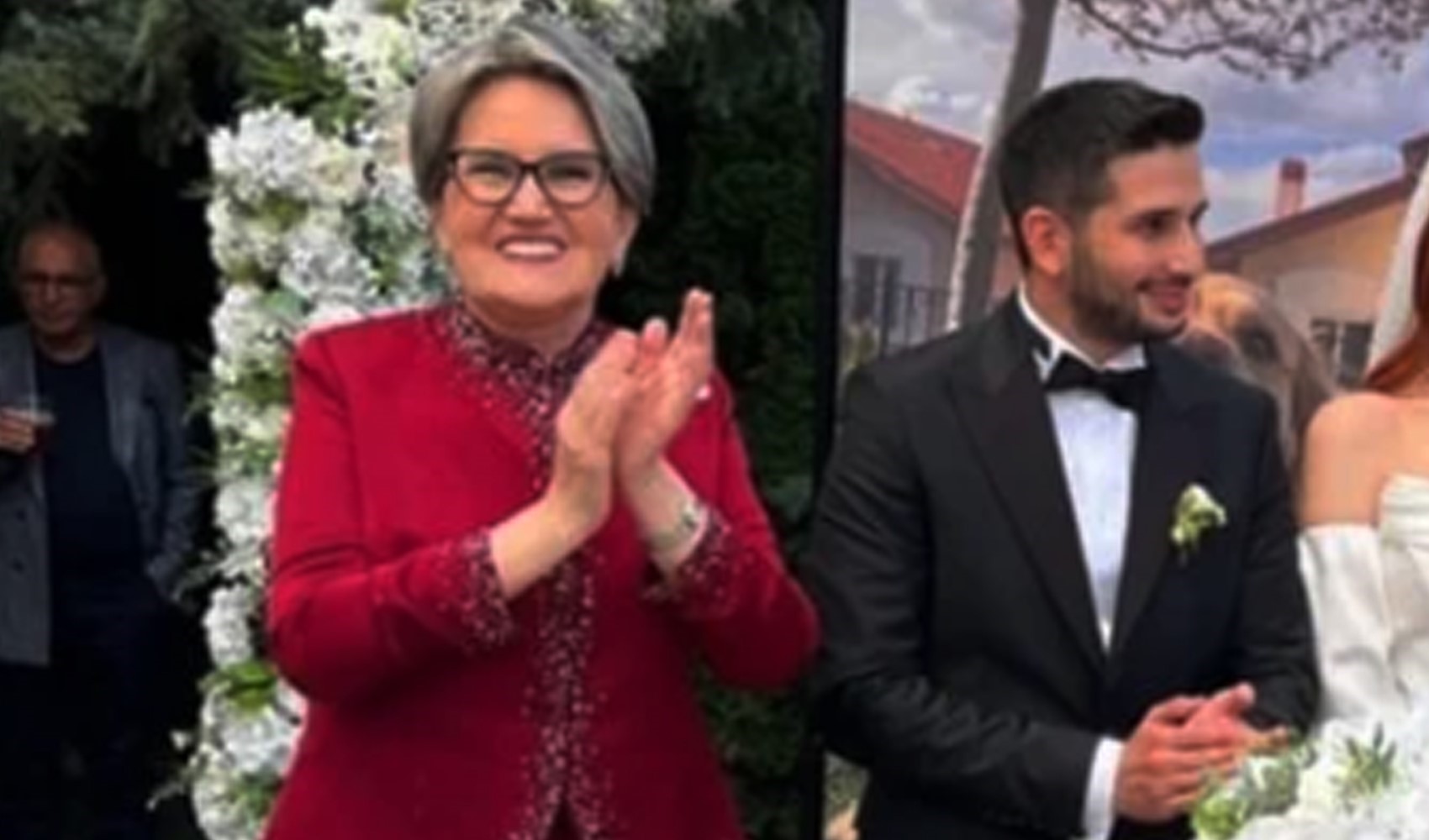 Meral Akşener katıldığı düğünde yeni imajıyla görüntülendi Meral Akşener katıldığı düğünde yeni imajıyla görüntülendi