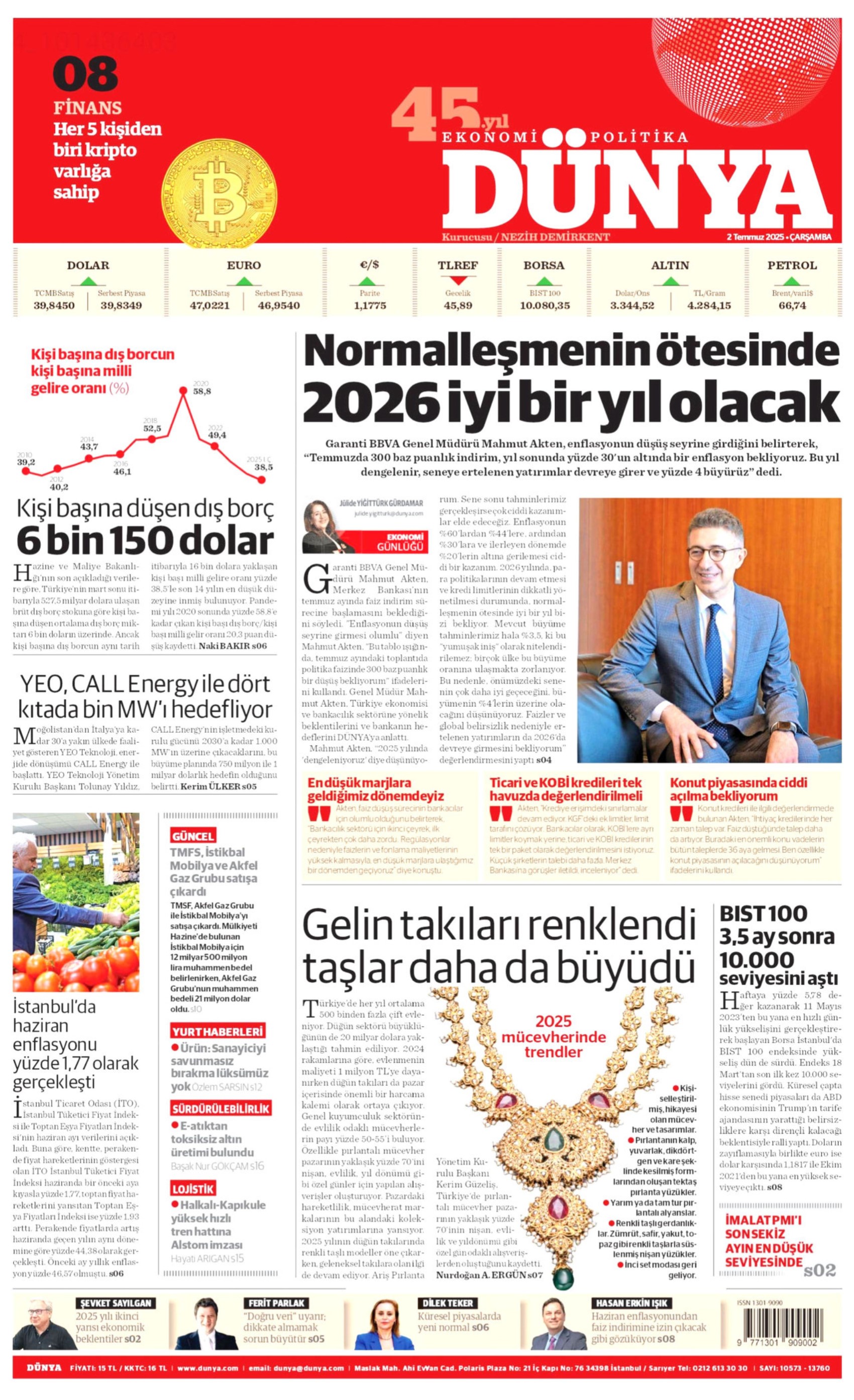 2 Temmuz 2025 gazete manşetleri: 'Muhalife uyku da haram'