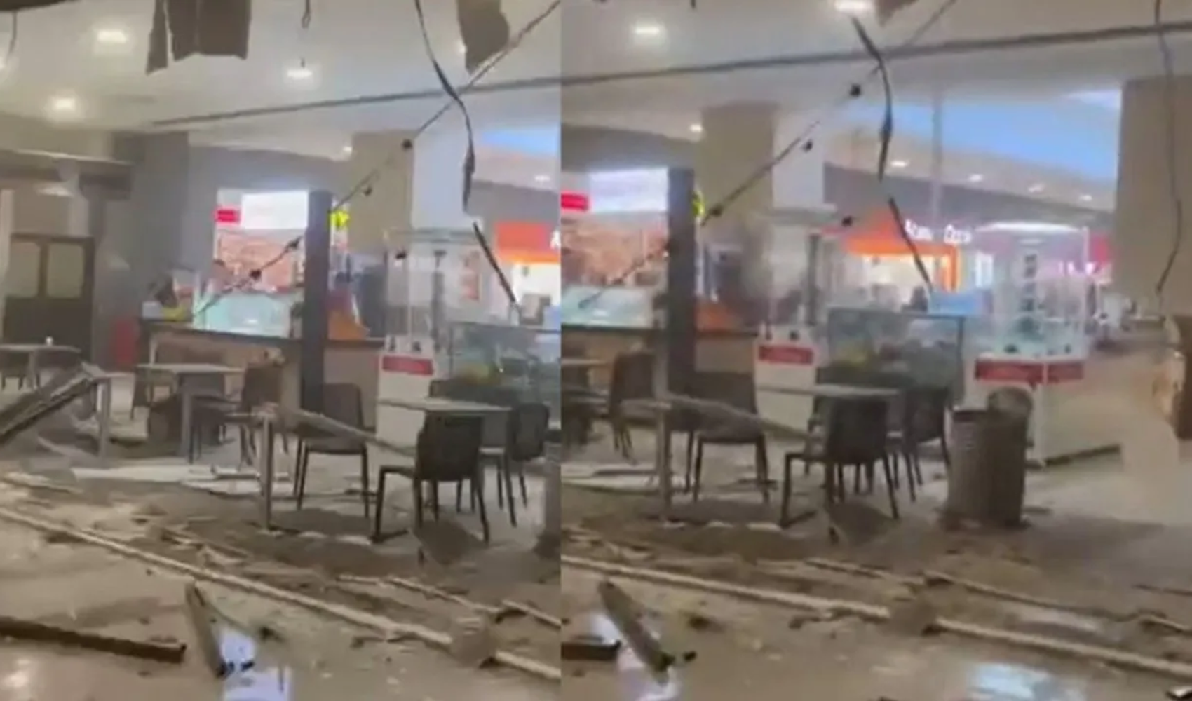 İstanbul'daki alışveriş merkezinde tavan çöktü