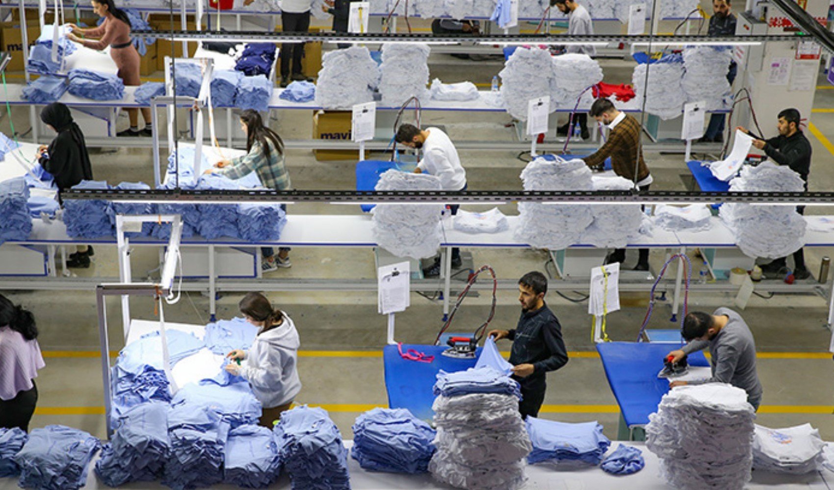 Tekstil devlerinde büyük çöküş
