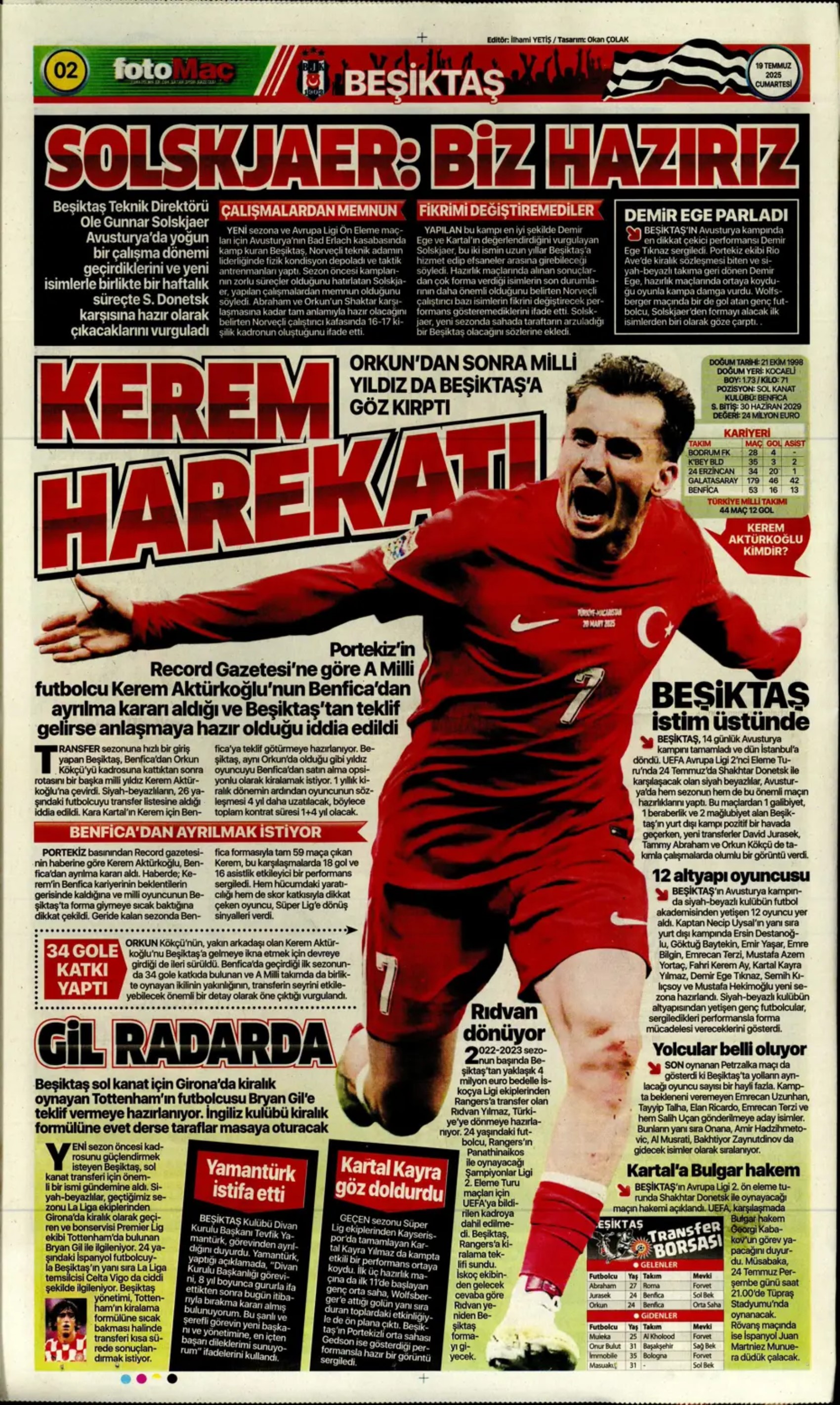 Sporda günün manşetleri: Osimhen resmen Aslan: Kadıköy'ün Hakan'ı!