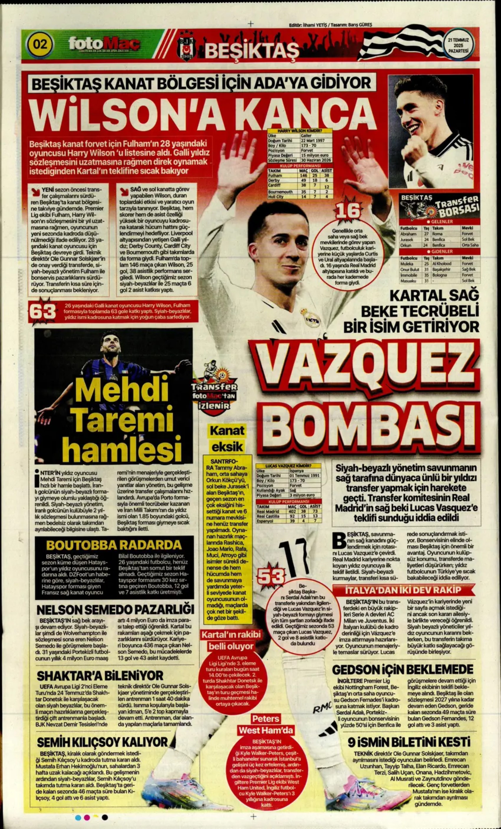 Sporda günün manşetleri: Osimhen resmen Aslan: Kadıköy'ün Hakan'ı!