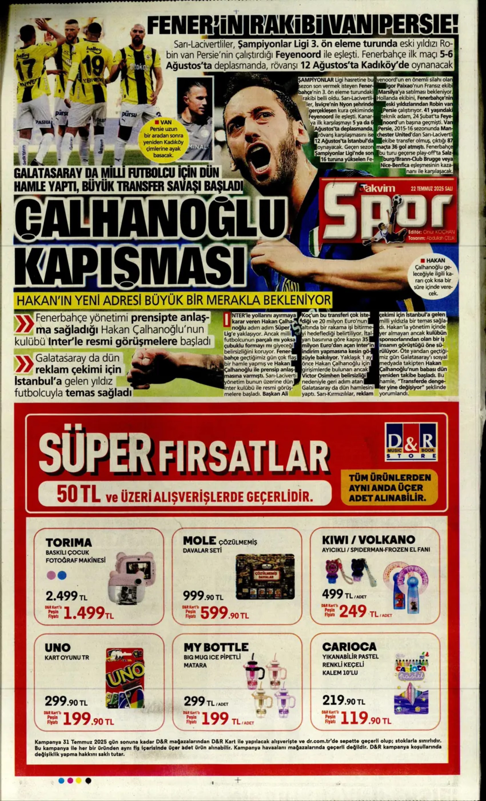 Sporda günün manşetleri... Transferin odağındaydı, Ali Koç'a garanti verdi: Sözümün arkasındayım