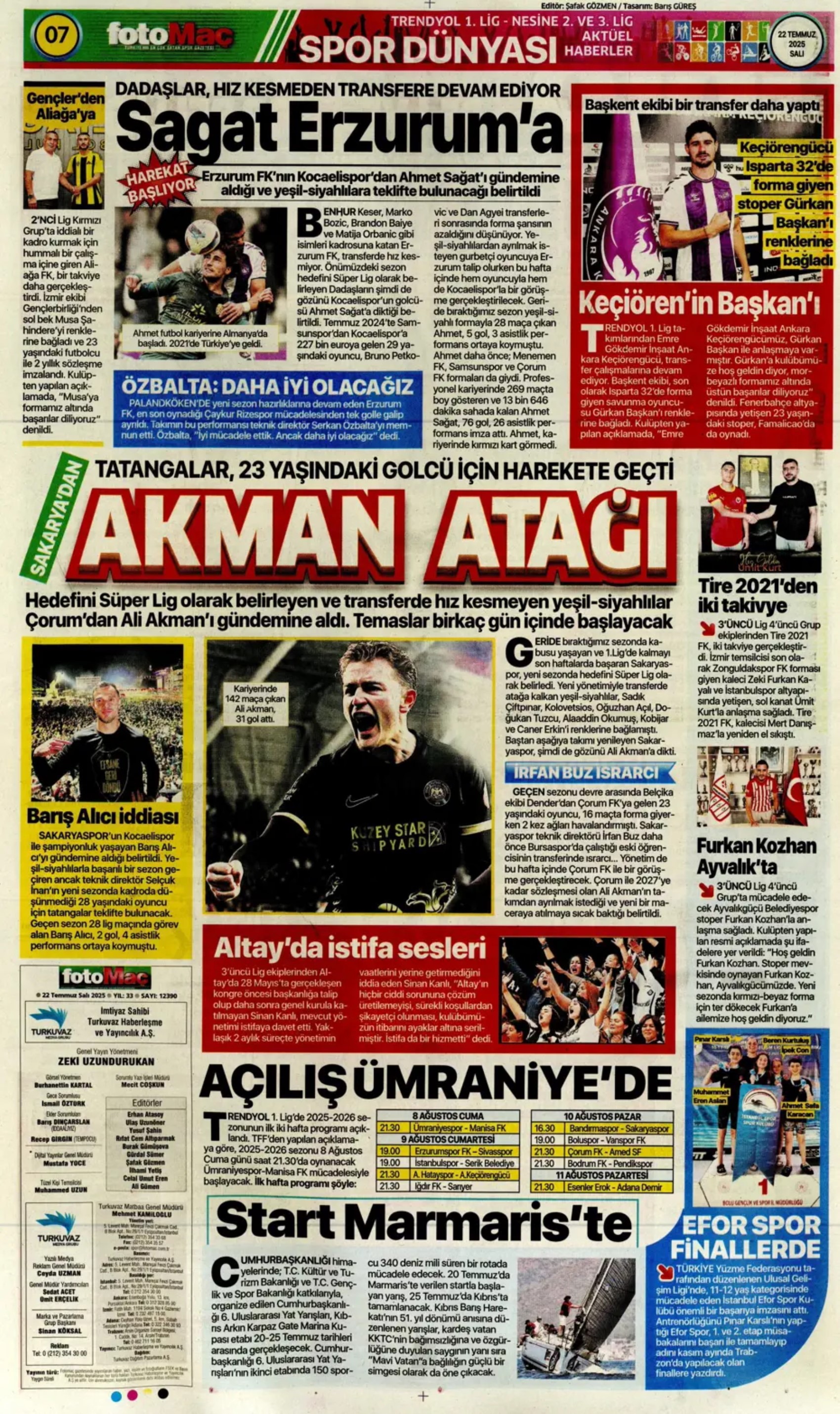 Sporda günün manşetleri... Transferin odağındaydı, Ali Koç'a garanti verdi: Sözümün arkasındayım